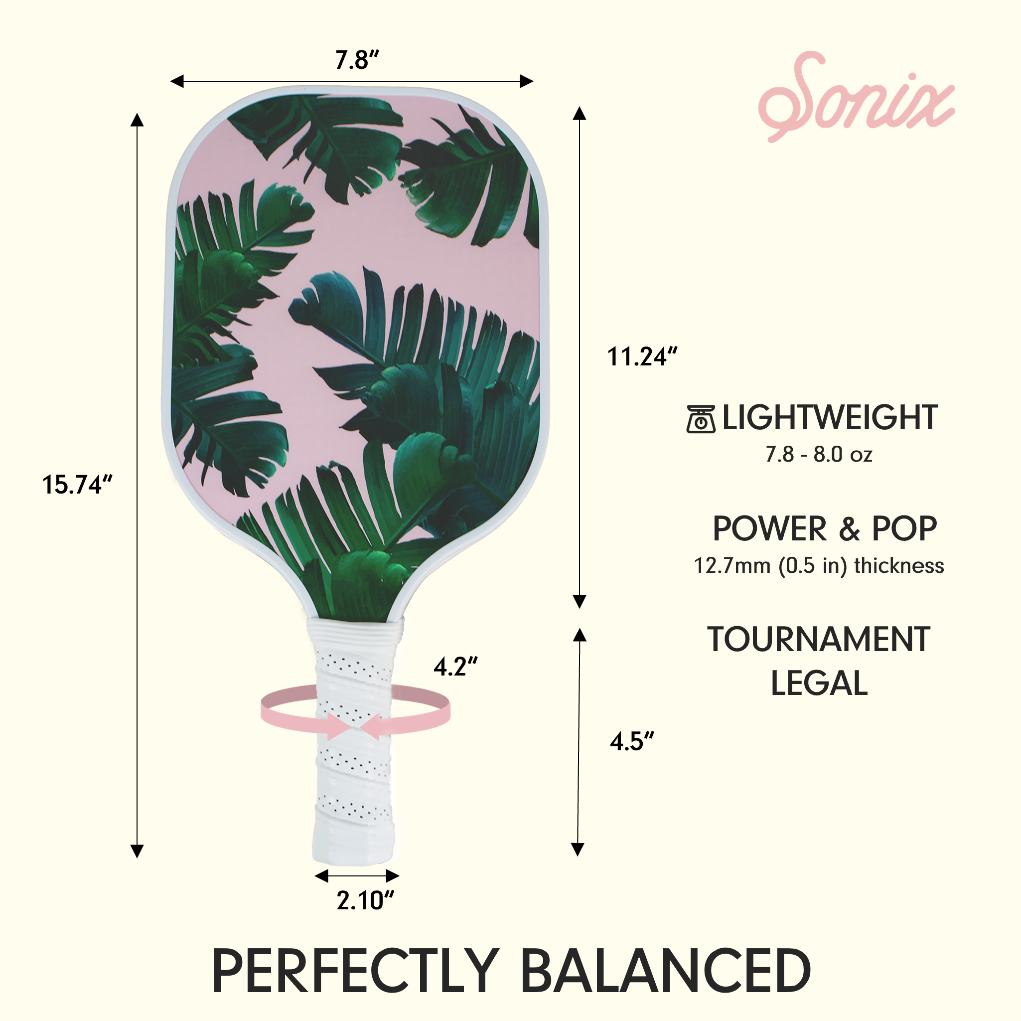 Single Pickleball Paddle - Bahama