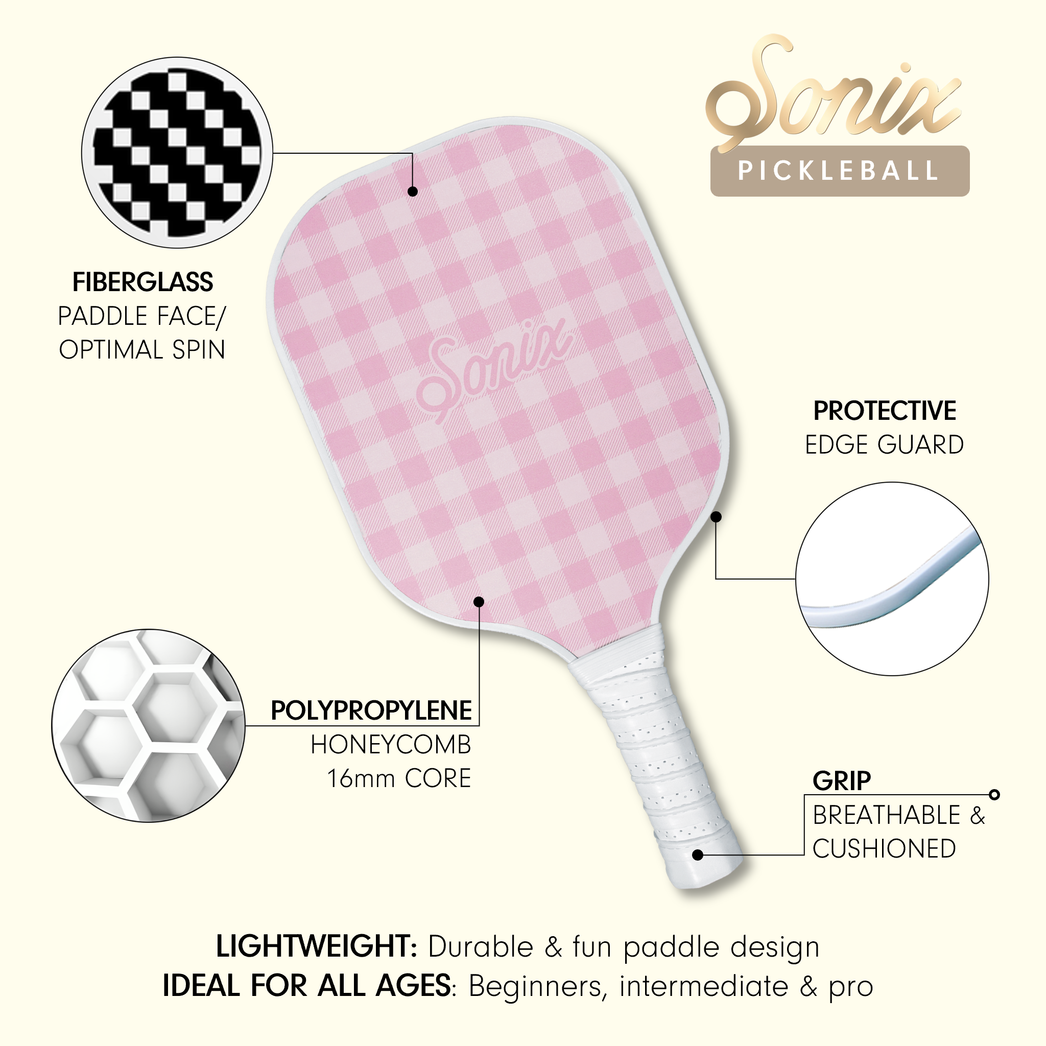 Single Pickleball Paddle - Bahama