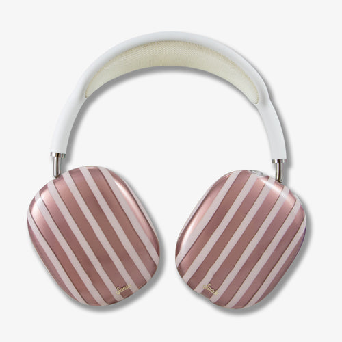 Abstract Stripe AirPods Max Cover - Nude
