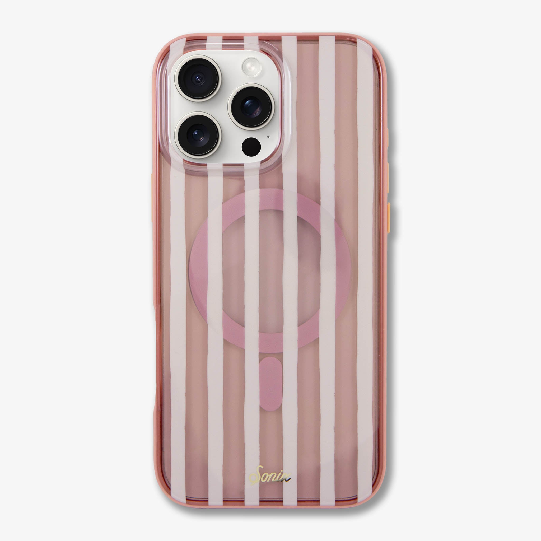 Abstract Stripe Nude MagSafe® Compatible iPhone Case