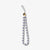 Beaded Phone Charm - Purple White
