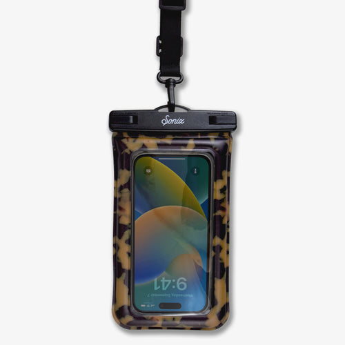 Waterproof Phone Pouch - Brown Tort