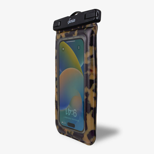 Waterproof Phone Pouch - Brown Tort