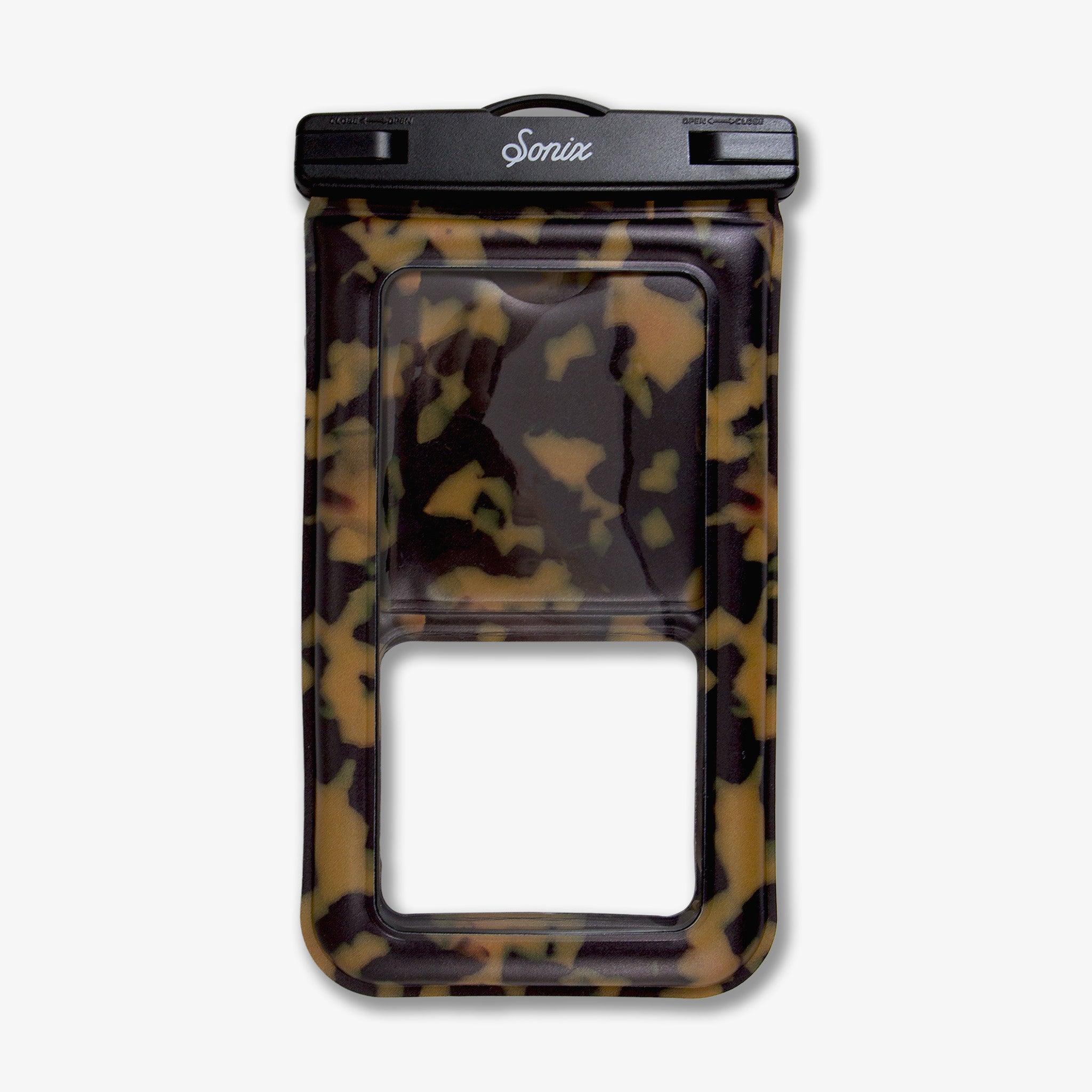 Waterproof Phone Pouch - Brown Tort