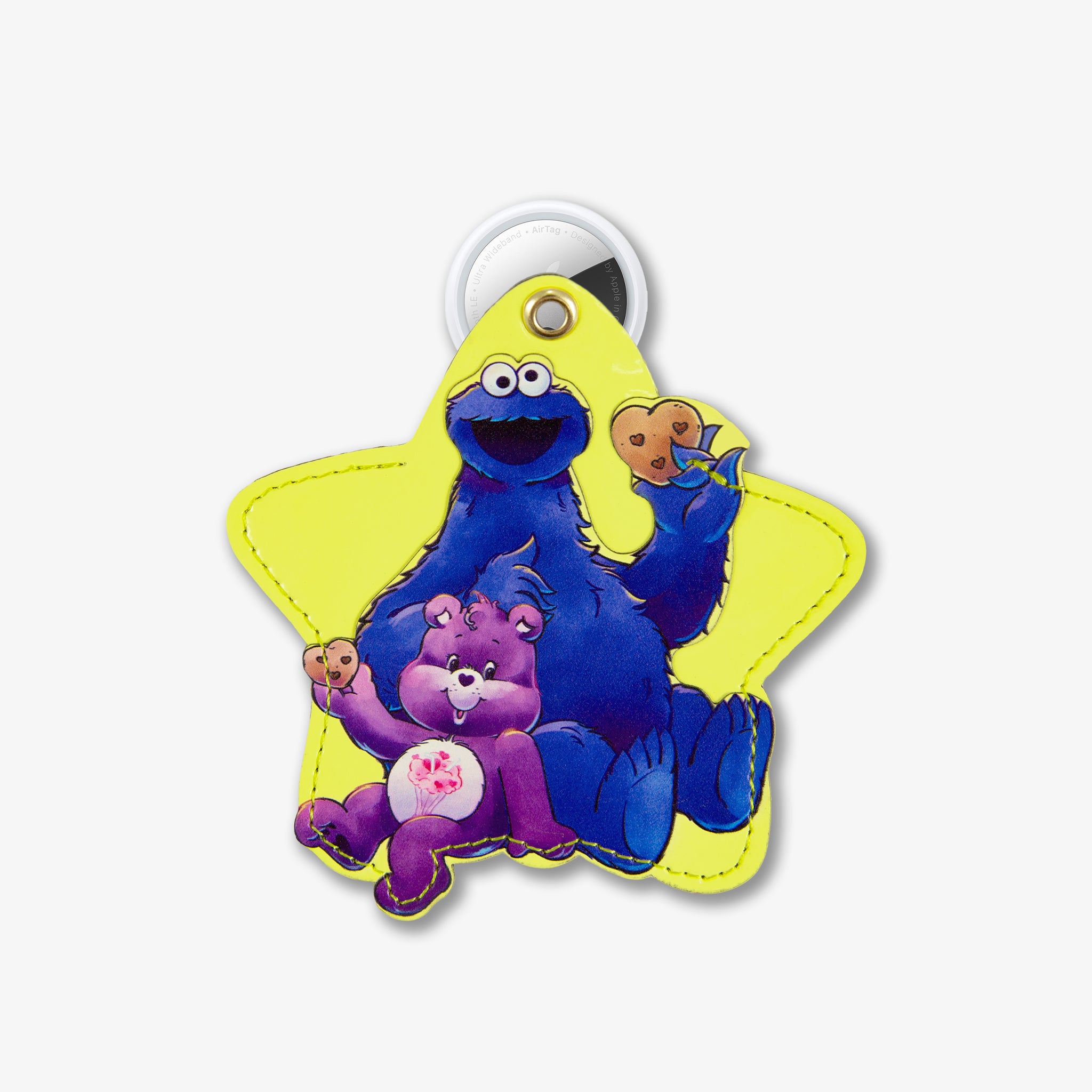 AirTag® Keychain - Care Bears™ x Sesame Street Purple