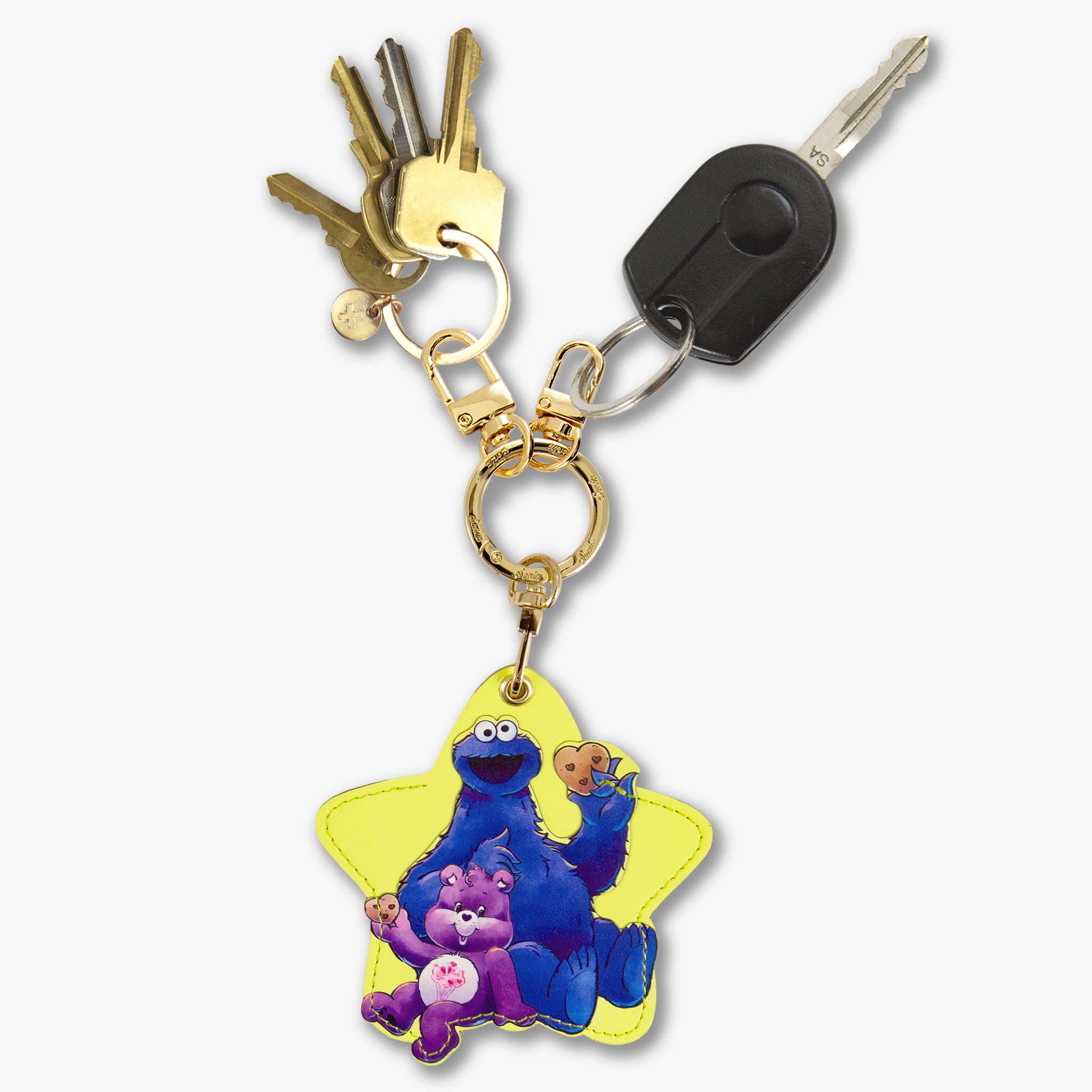 AirTag® Keychain - Care Bears™ x Sesame Street Purple