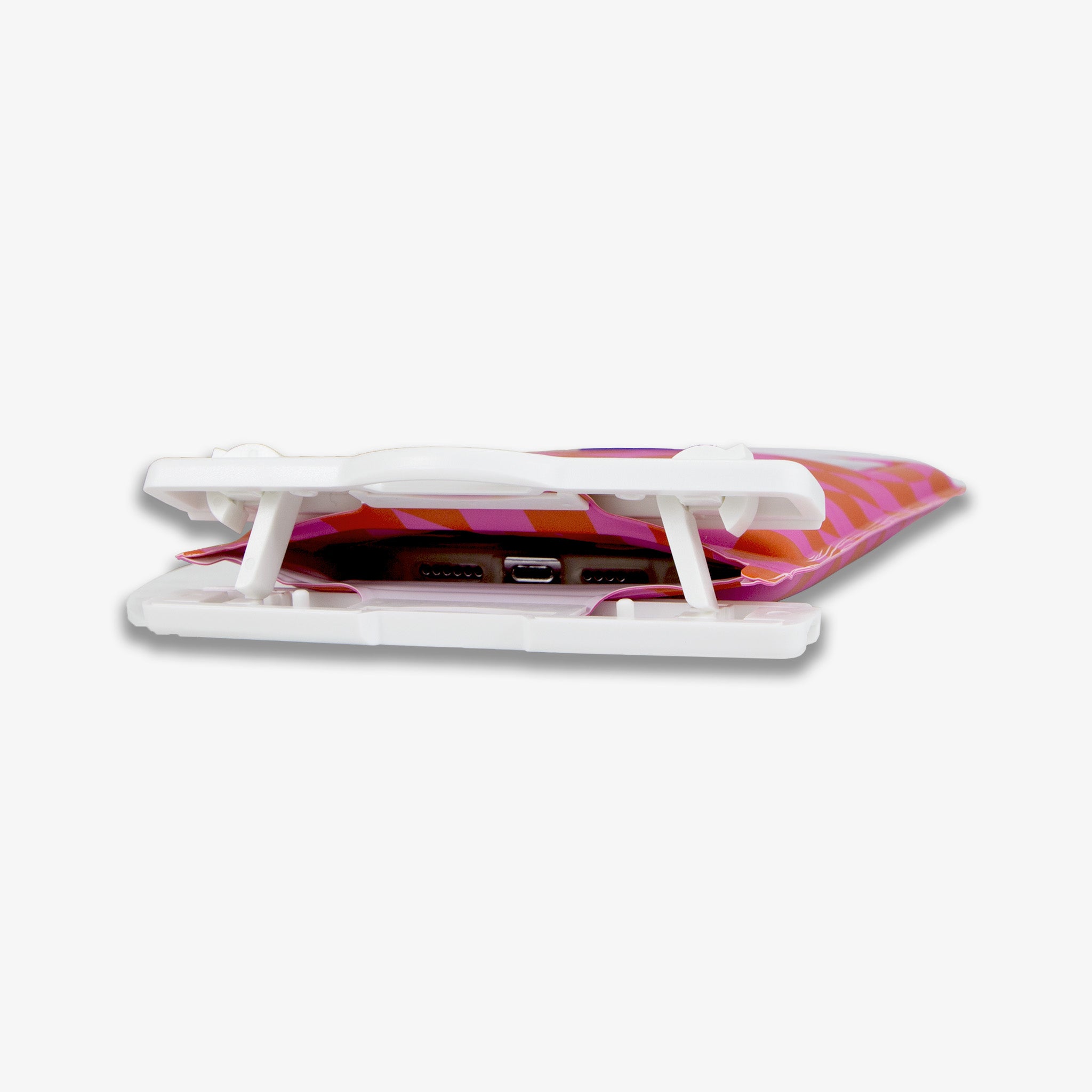 Waterproof Phone Pouch - Checkmate Pink/Orange