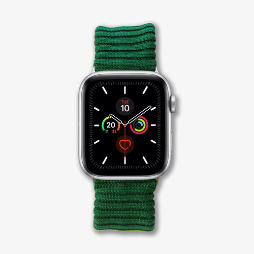 Knit Apple Watch® Band - Forest Green