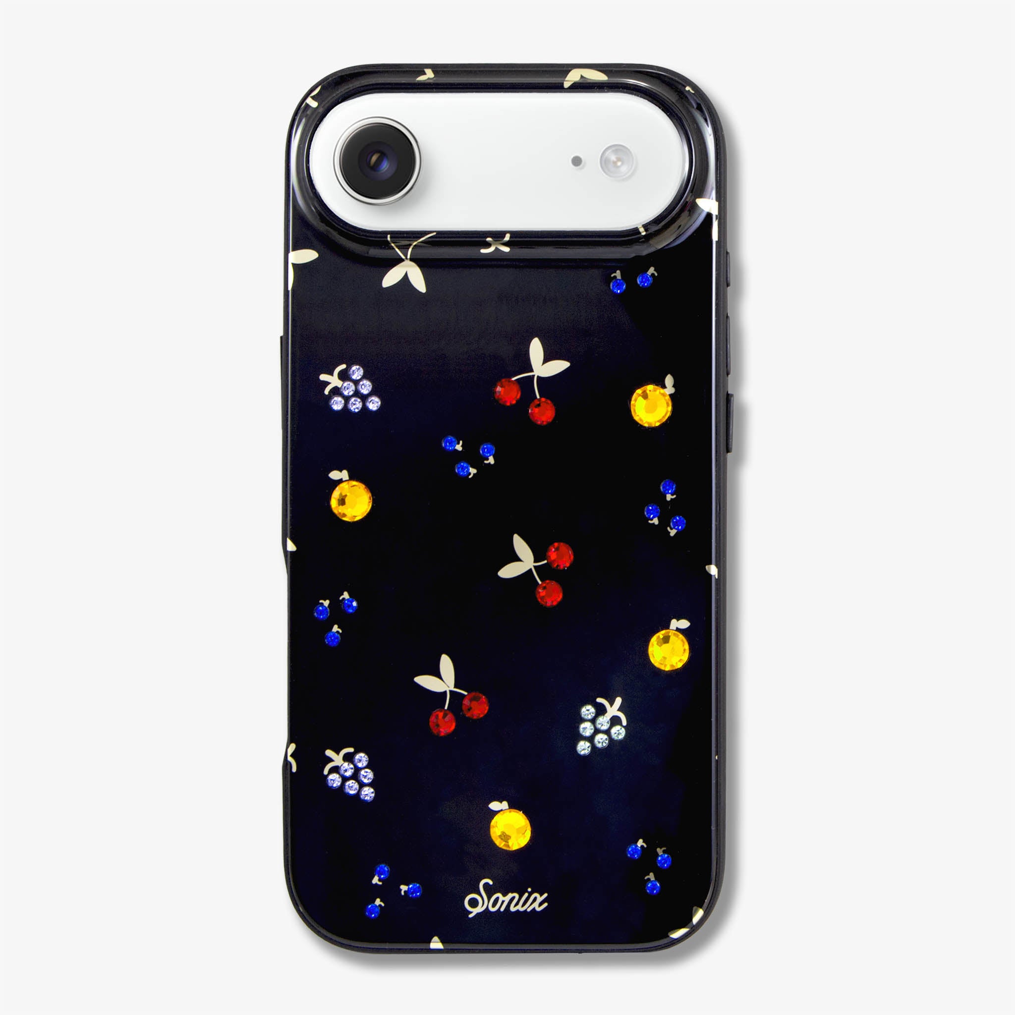 Fruit Gems iPhone Case - Black