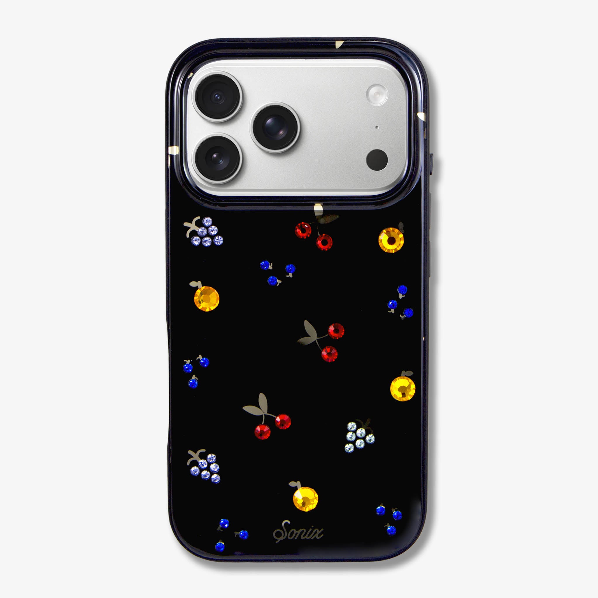 Fruit Gems iPhone Case - Black