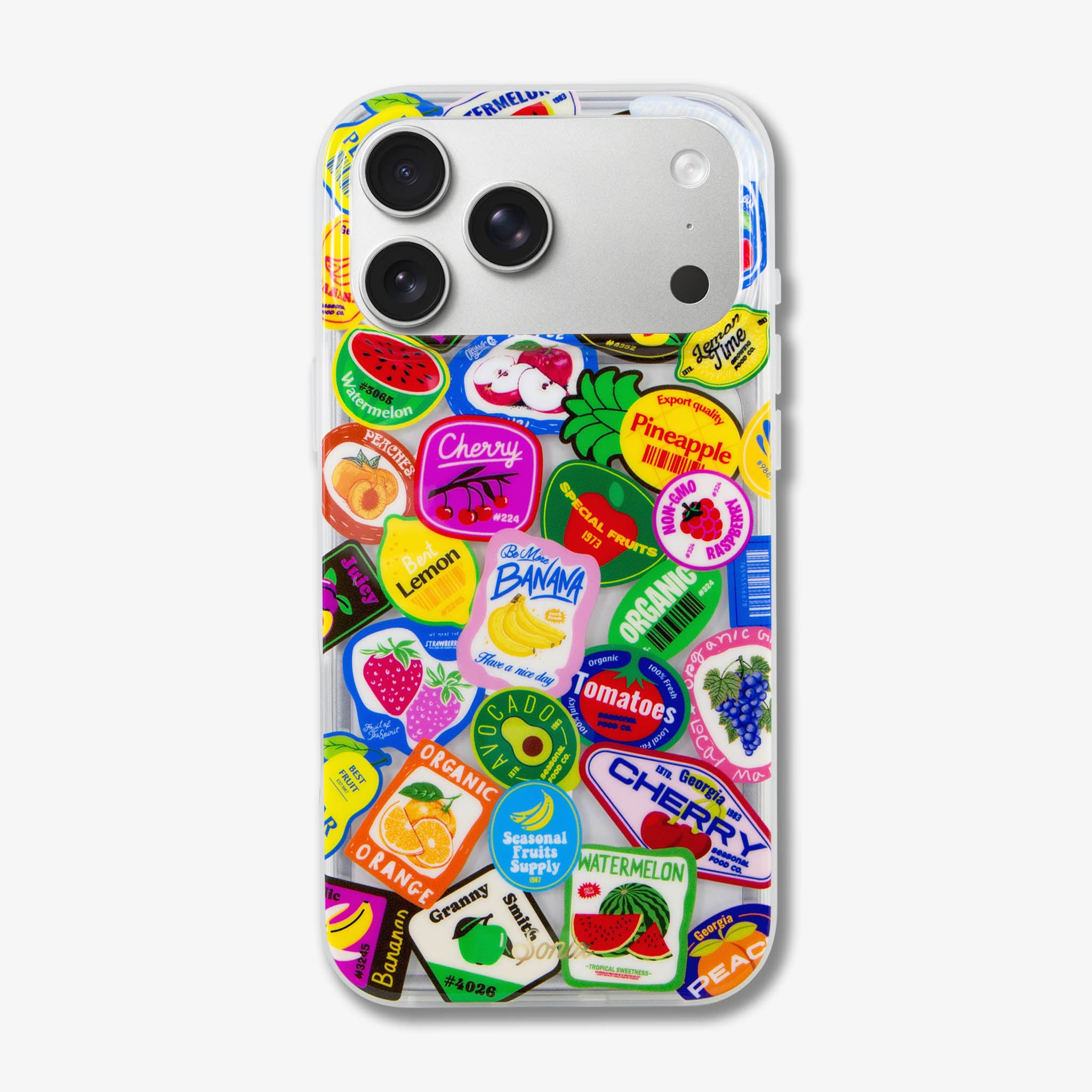 Fruit Stickers MagSafe® Compatible iPhone Case | Sonix