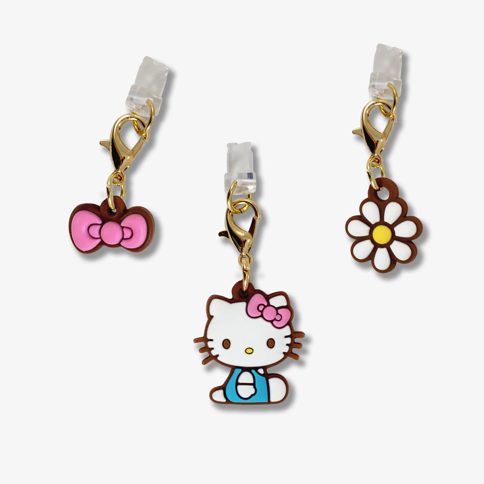 Hello Kitty® Pink Bows Charging Port Charms - 3pk