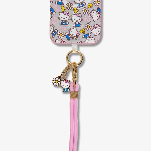 Crossbody Phone Strap with Charms - Hello Kitty® Pink Bows