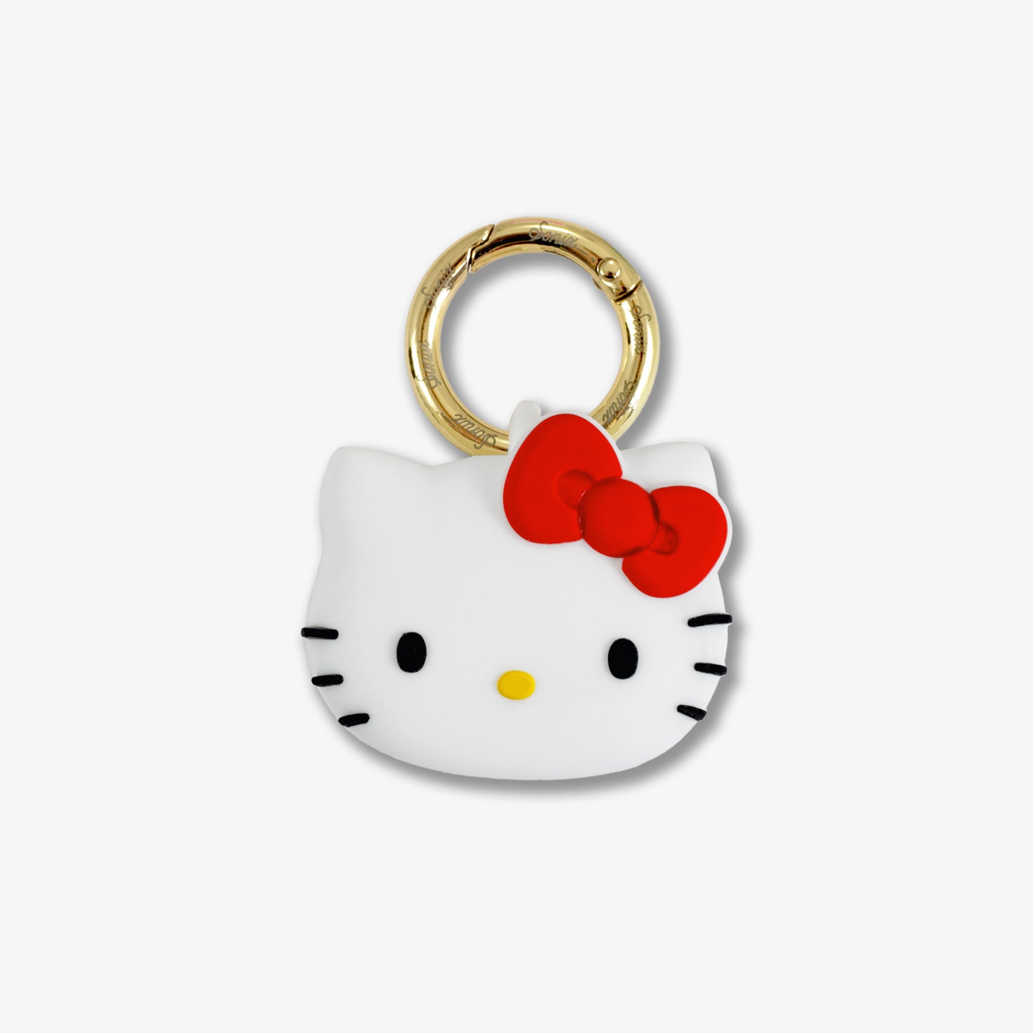 Silicone AirTag® Cover with Carabiner Keyring - Hello Kitty®