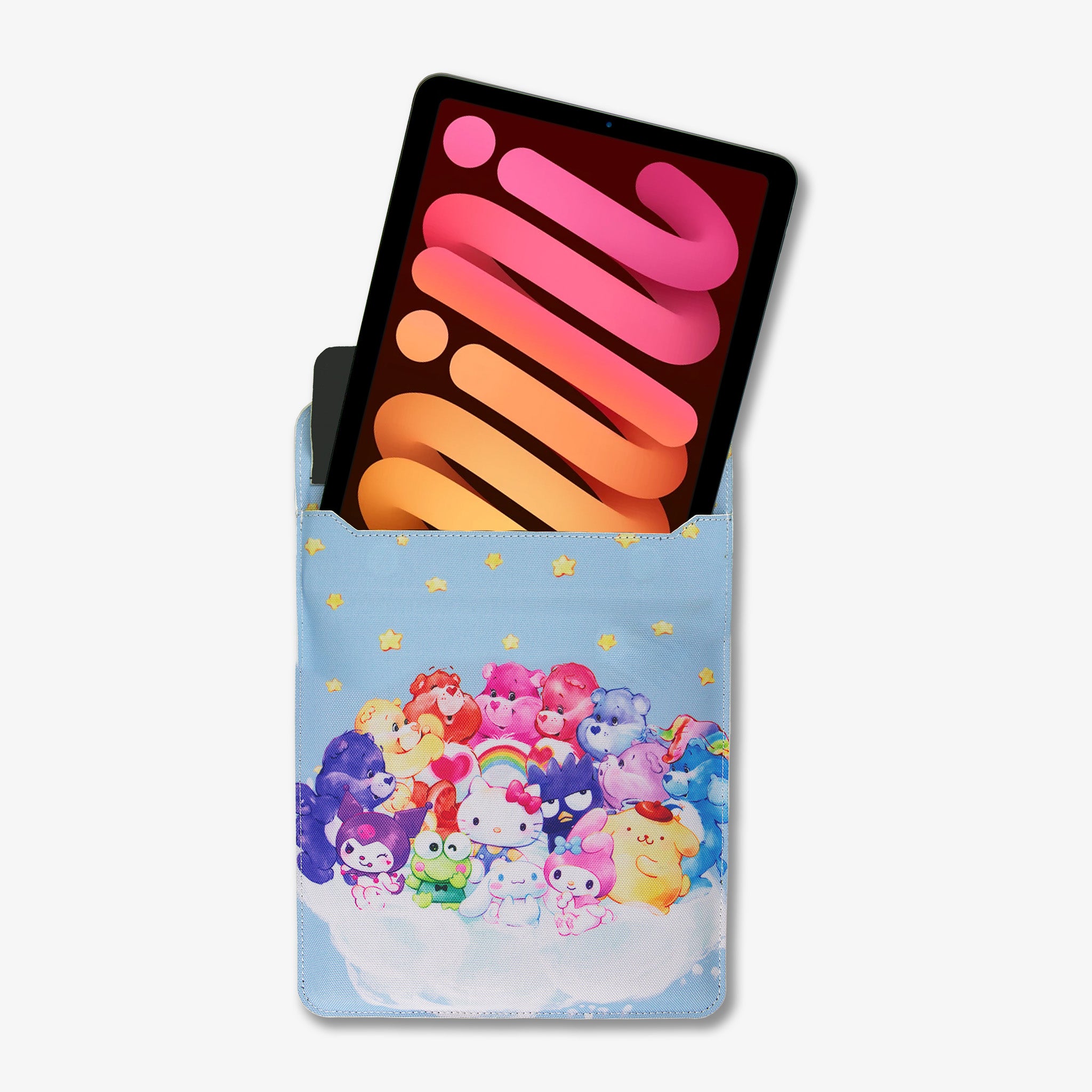 Foldable iPad Sleeve - Care Bears™ + Hello Kitty® and Friends