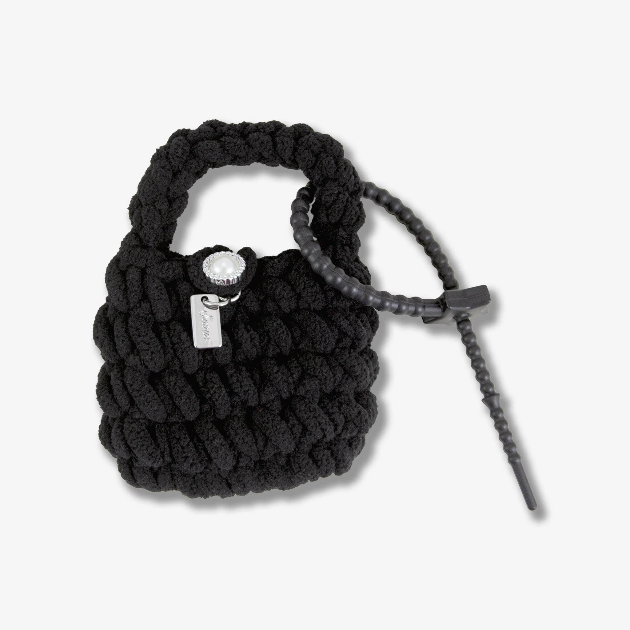 Knit Earbud / AirPods® Pouch - Black