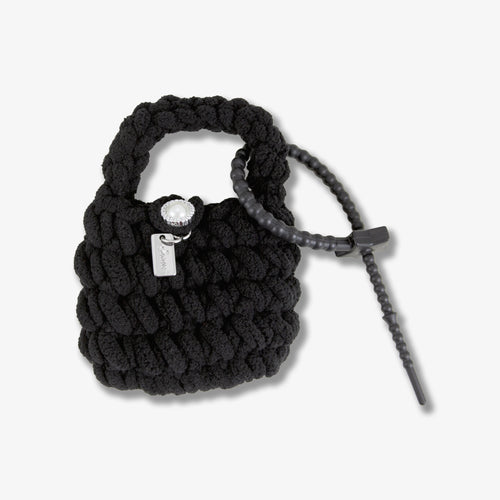 Knit Earbud / AirPods® Pouch - Black