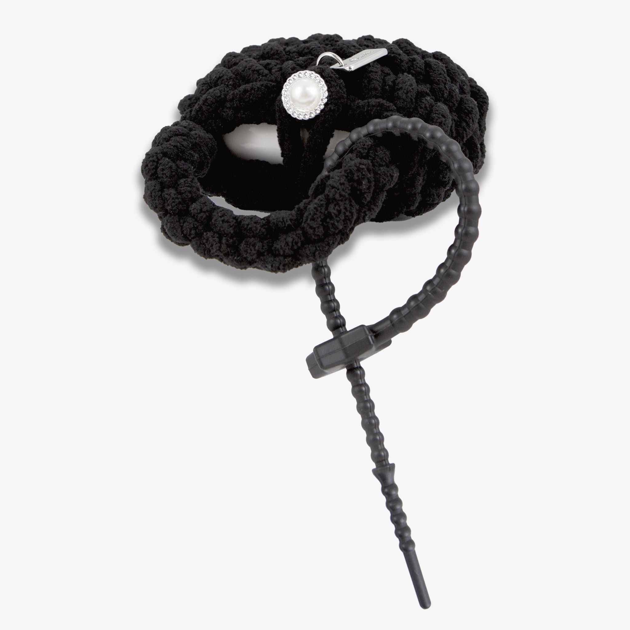 Knit Earbud / AirPods® Pouch - Black