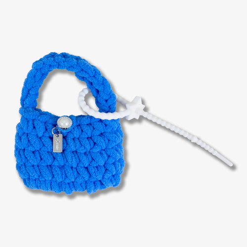 Knit Earbud / AirPods® Pouch - Blue