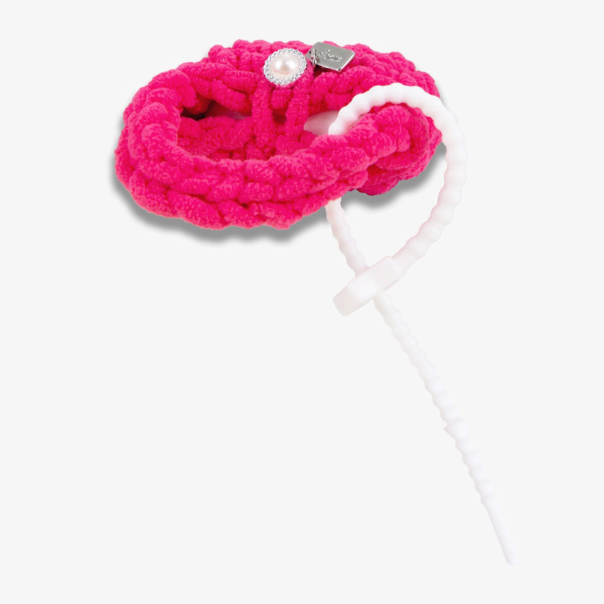 Knit Earbud / AirPods® Pouch - Pink