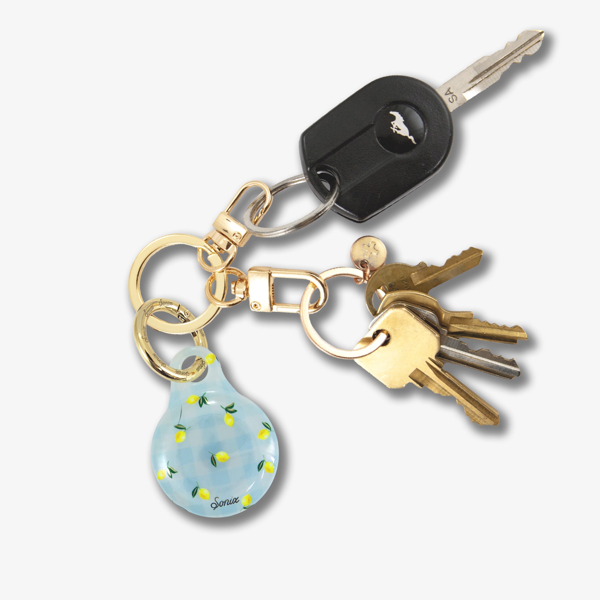 AirTag® Cover - Lemon Gingham