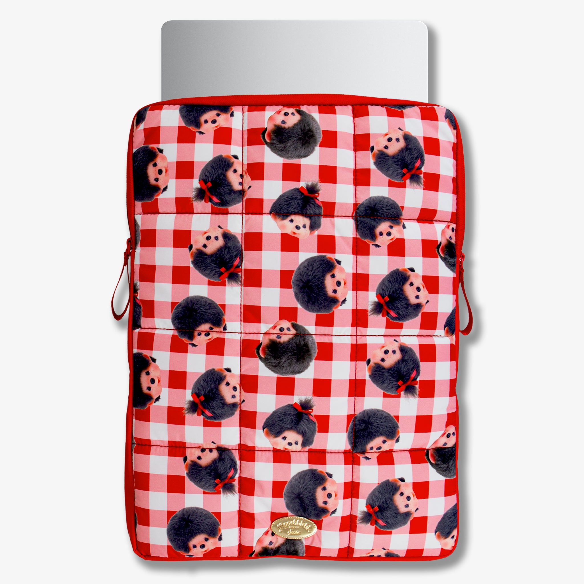 Puffy Laptop Sleeve - Monchhichi™ Check