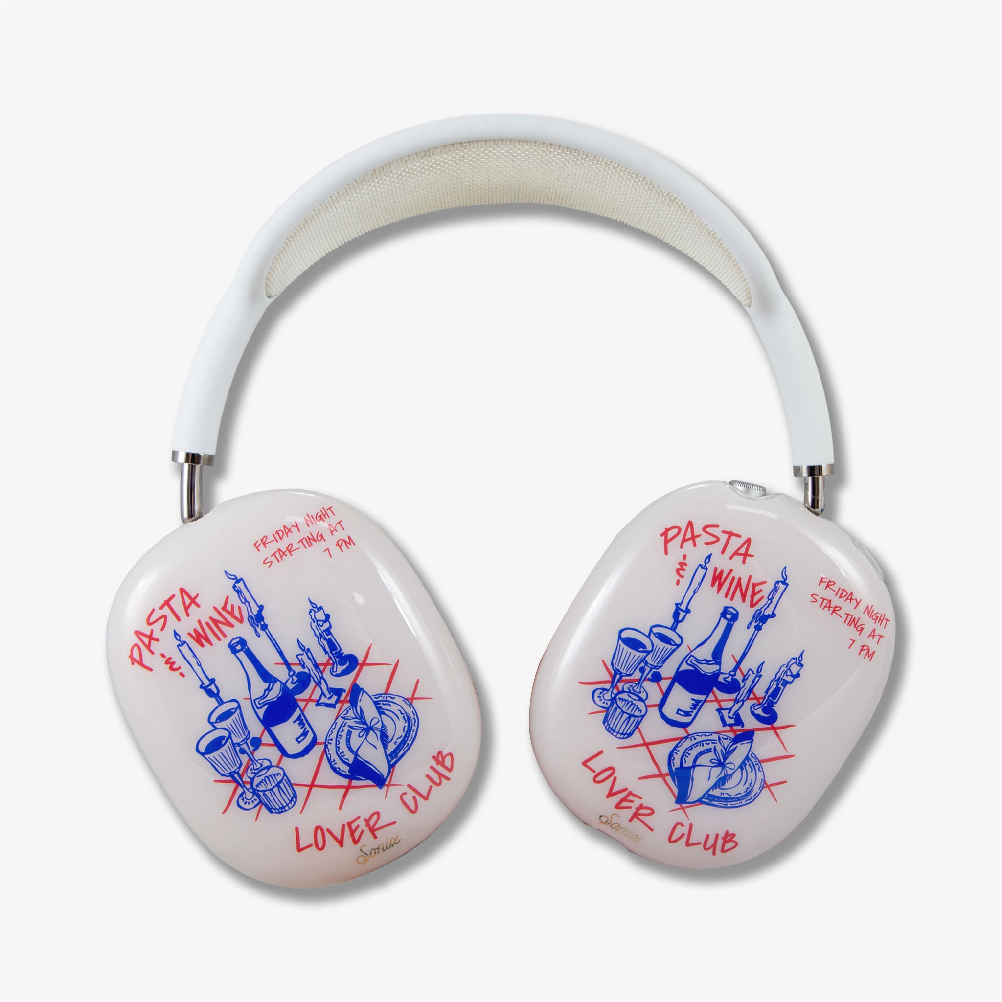 Pasta & Wine AirPods Max Cover