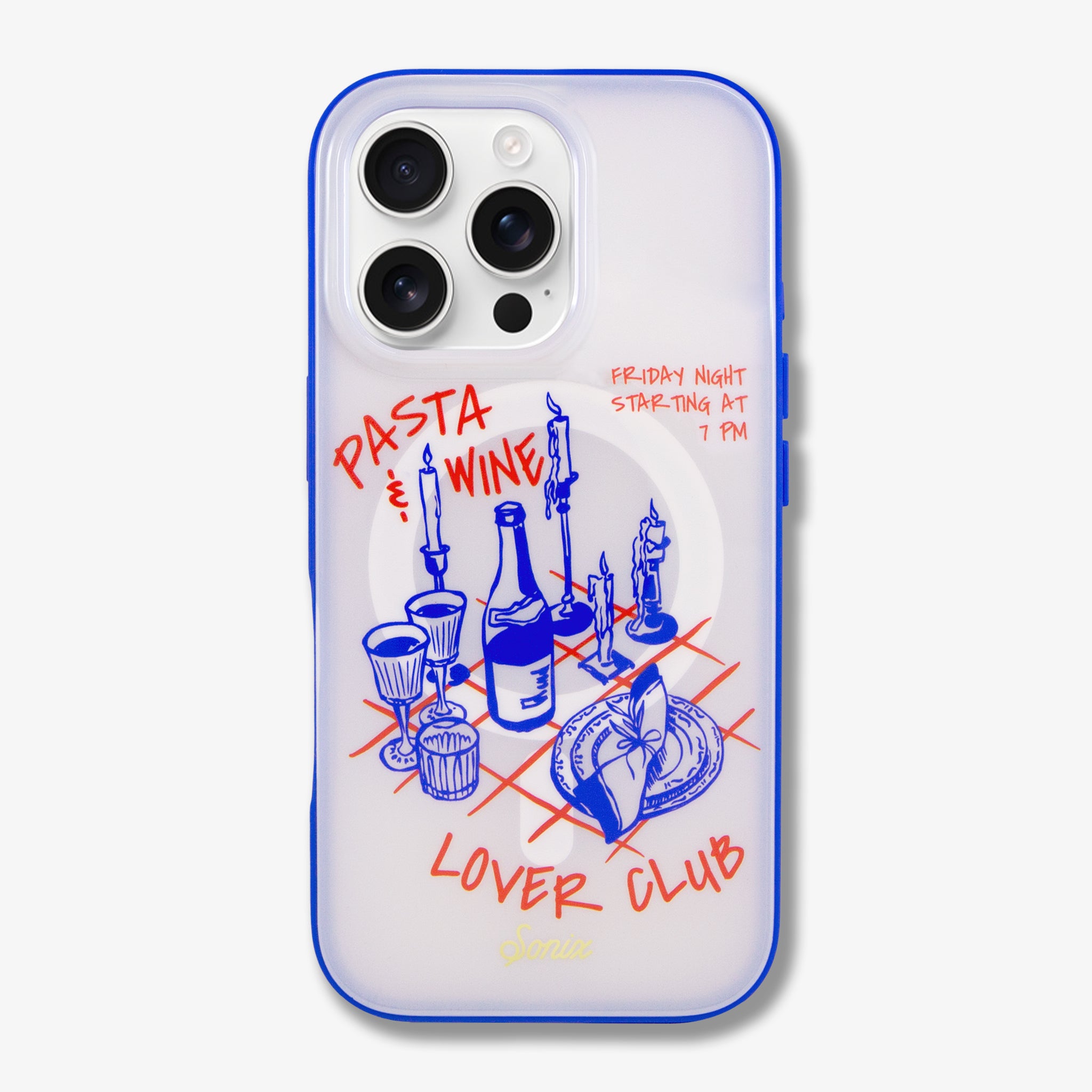 Pasta & Wine MagSafe® Compatible iPhone Case