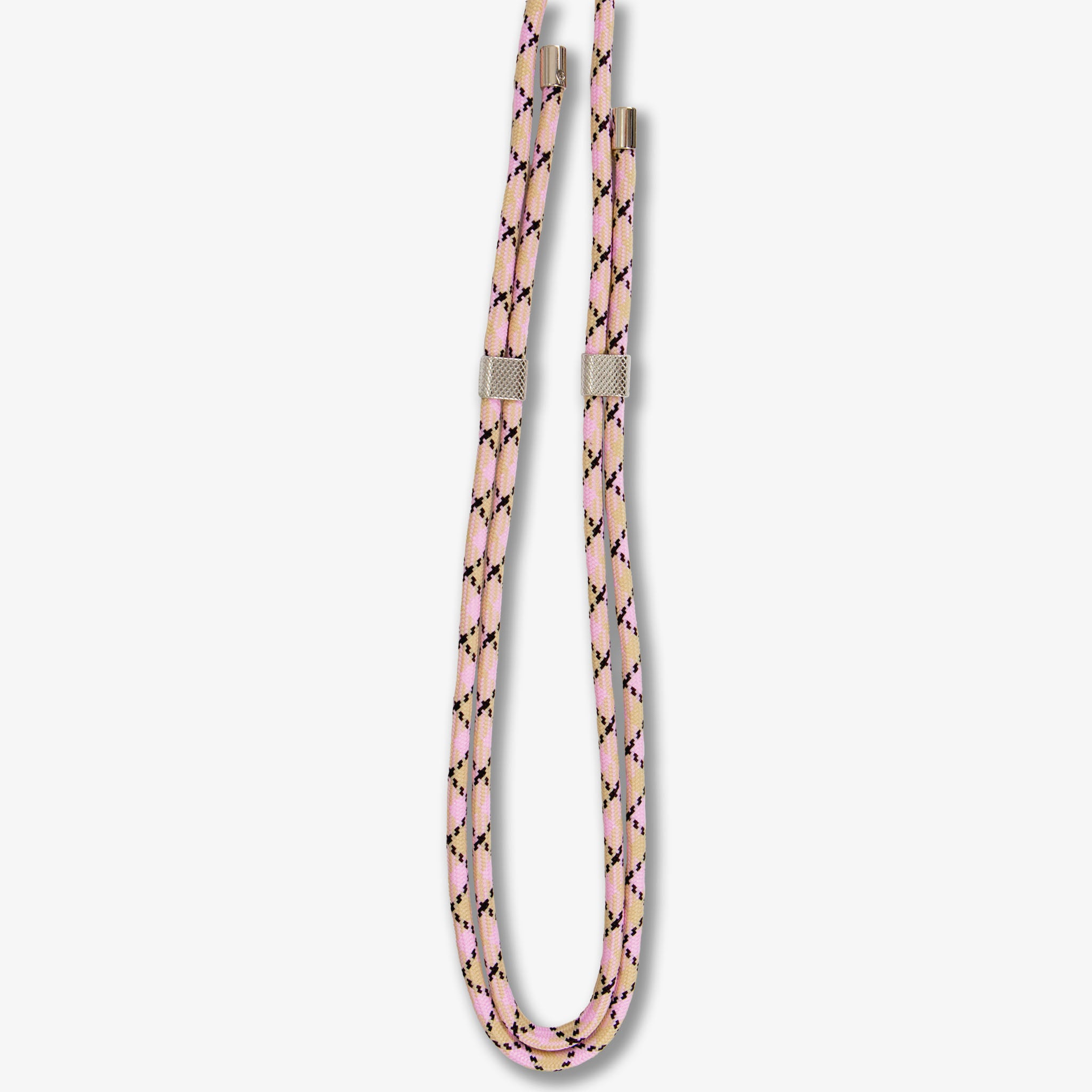 Universal Crossbody Phone Strap with Plush Animal - Pink Teddy