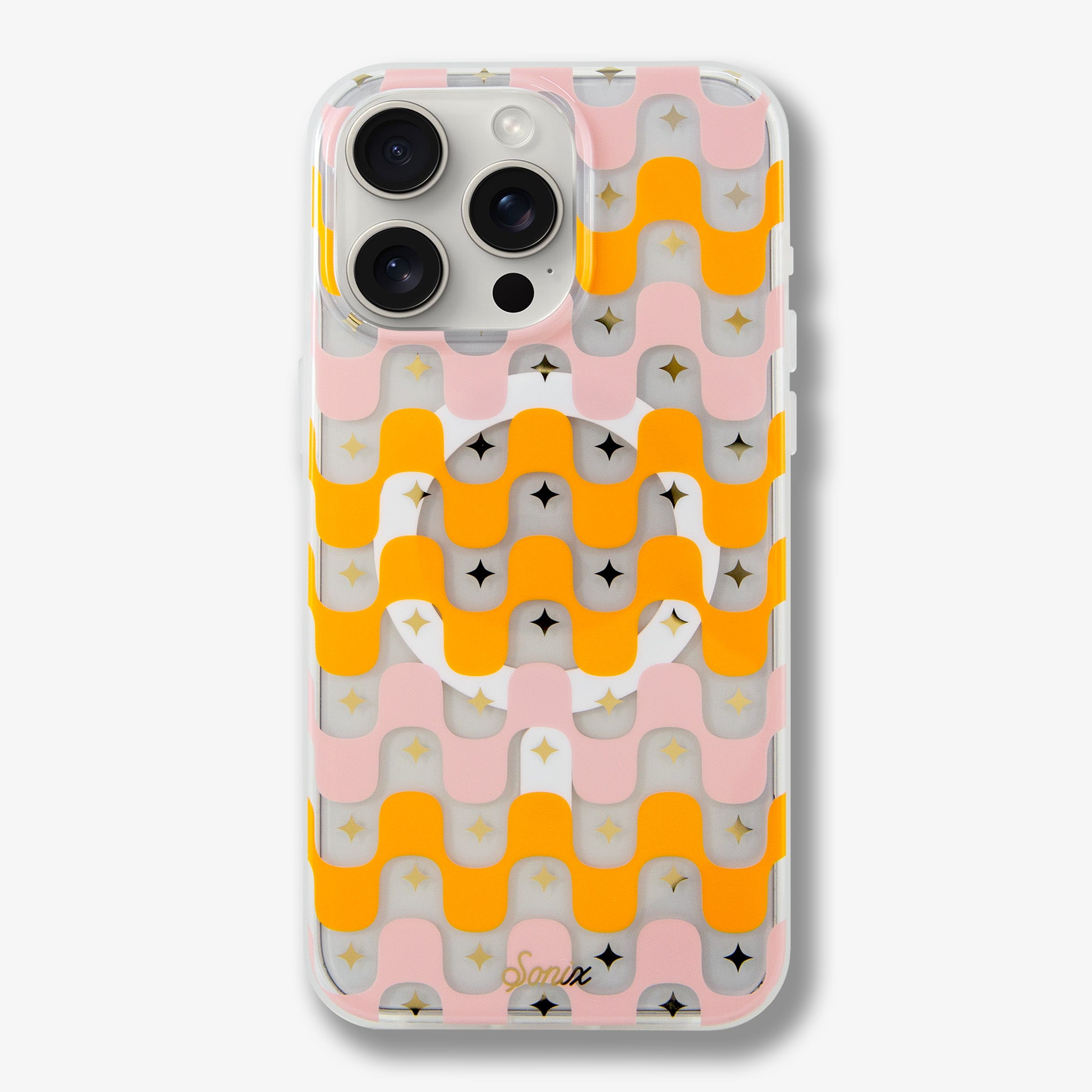 Retro Stripe MagSafe® Compatible iPhone Case