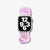 Scrunchie Apple Watch® Band - Seersucker Pink