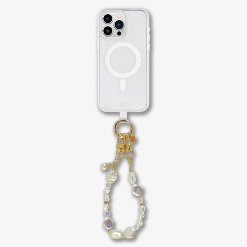 Vintage Pearls Phone Wristlet