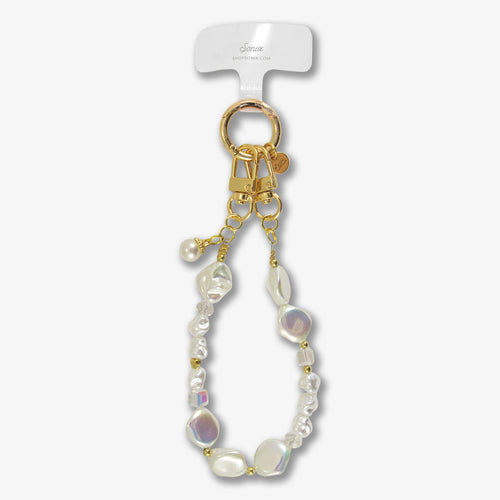 Vintage Pearls Phone Wristlet
