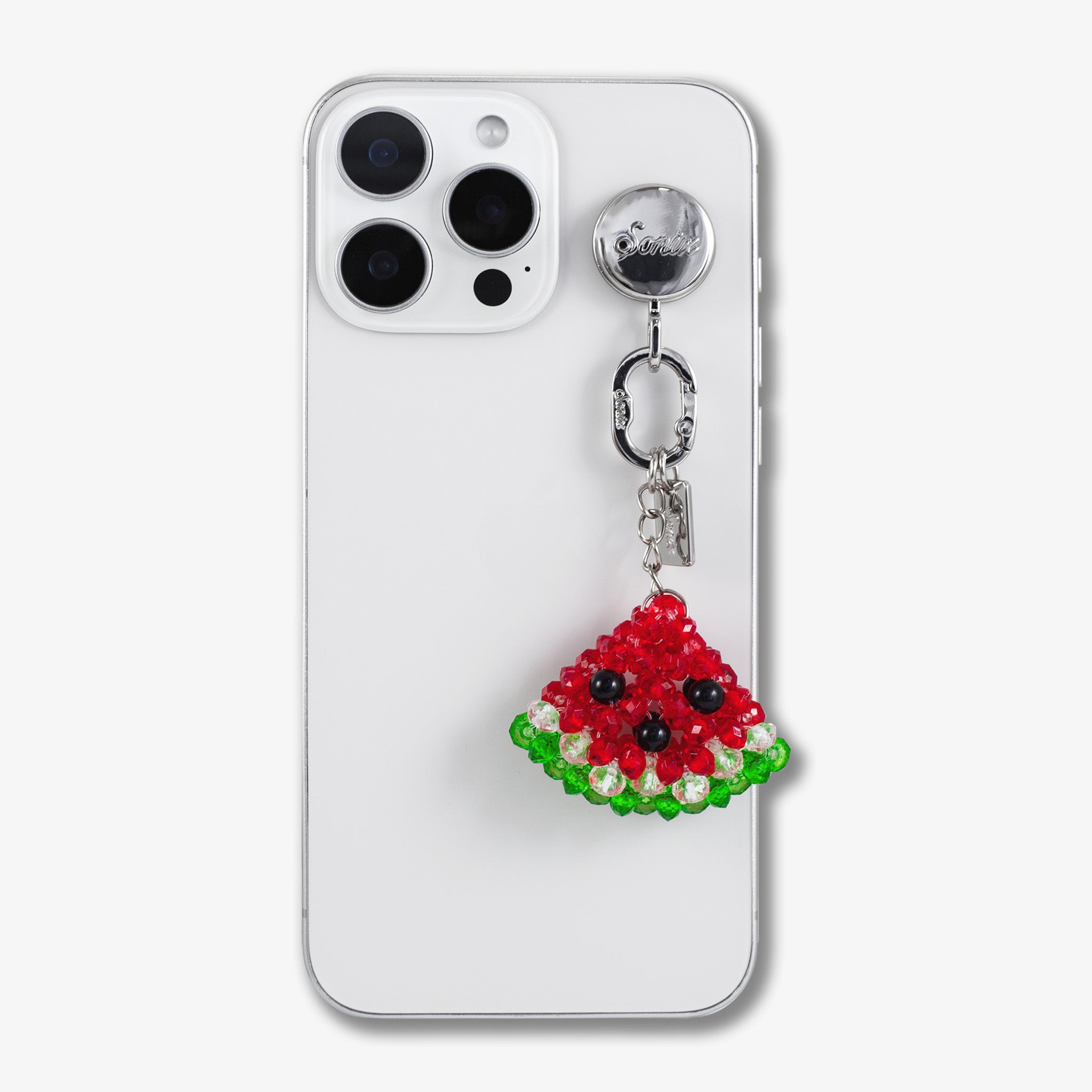 Adhesive Phone Hooks with Charms - Watermelon