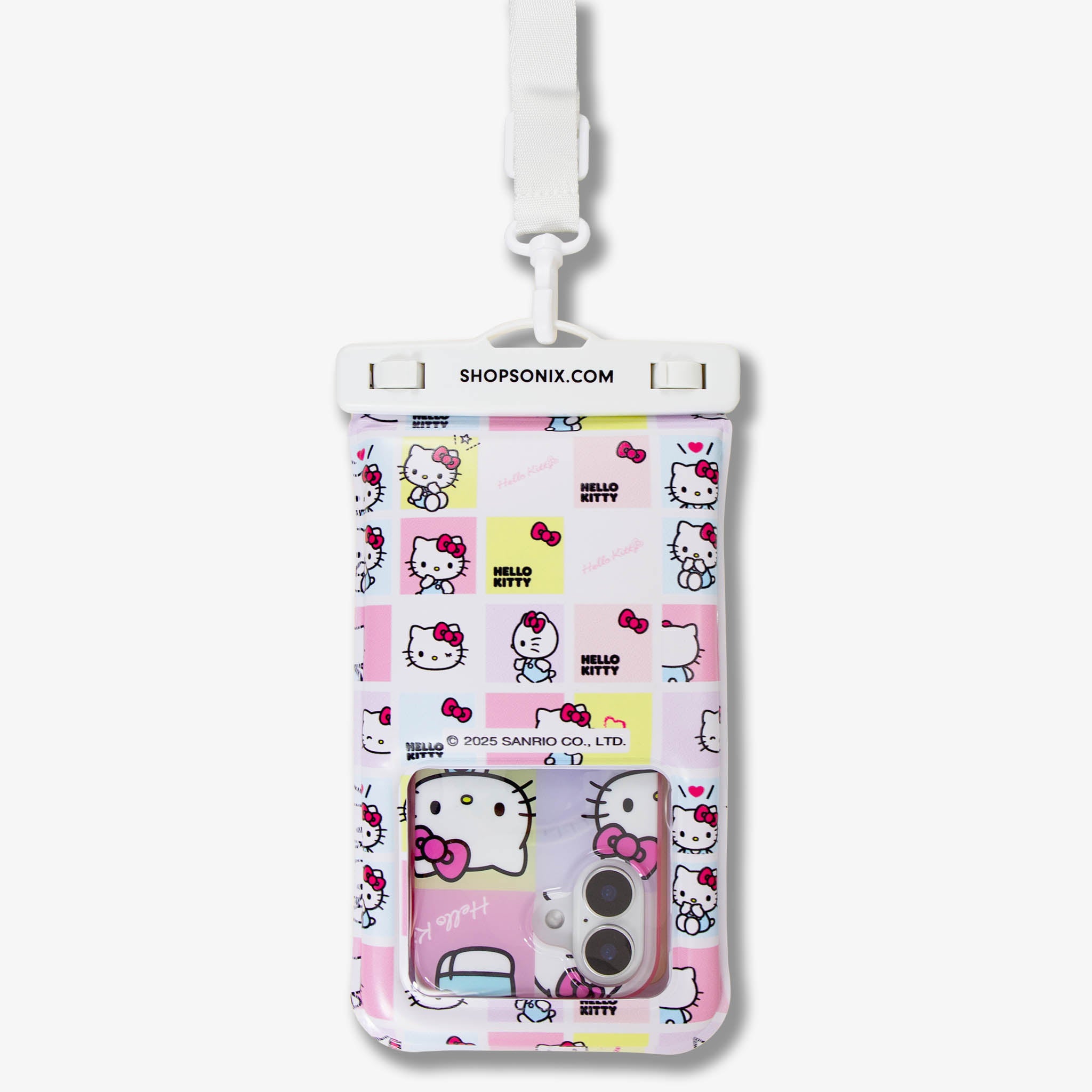 Sonix x Sanrio® Waterproof Phone Pouch - Hello Kitty® Grid