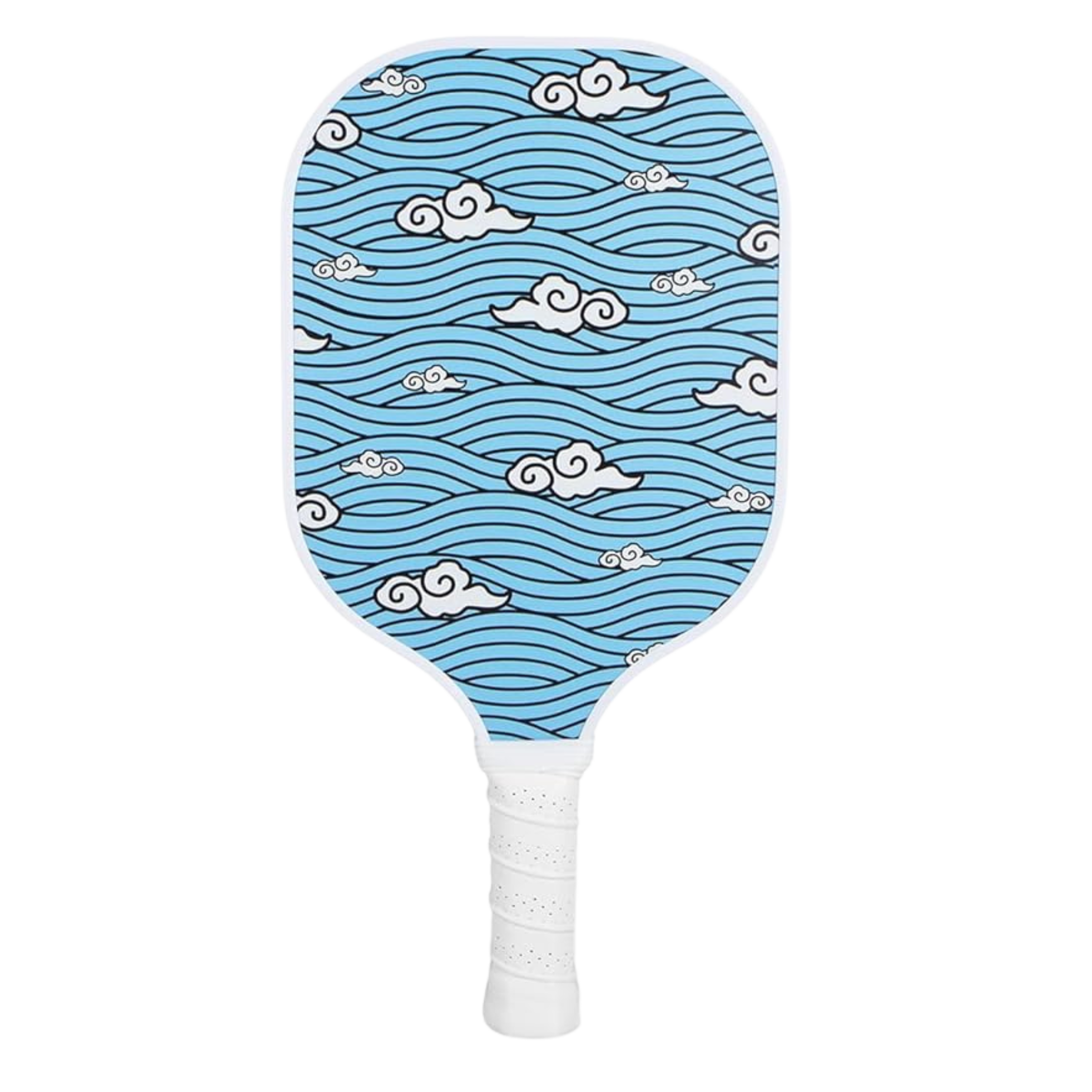 Single Pickleball Paddle - Traditional Cloud