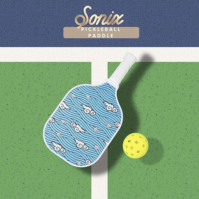 Single Pickleball Paddle - Traditional Cloud