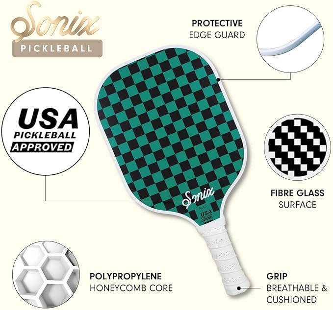 Single Pickleball Paddle - Traditional Cloud