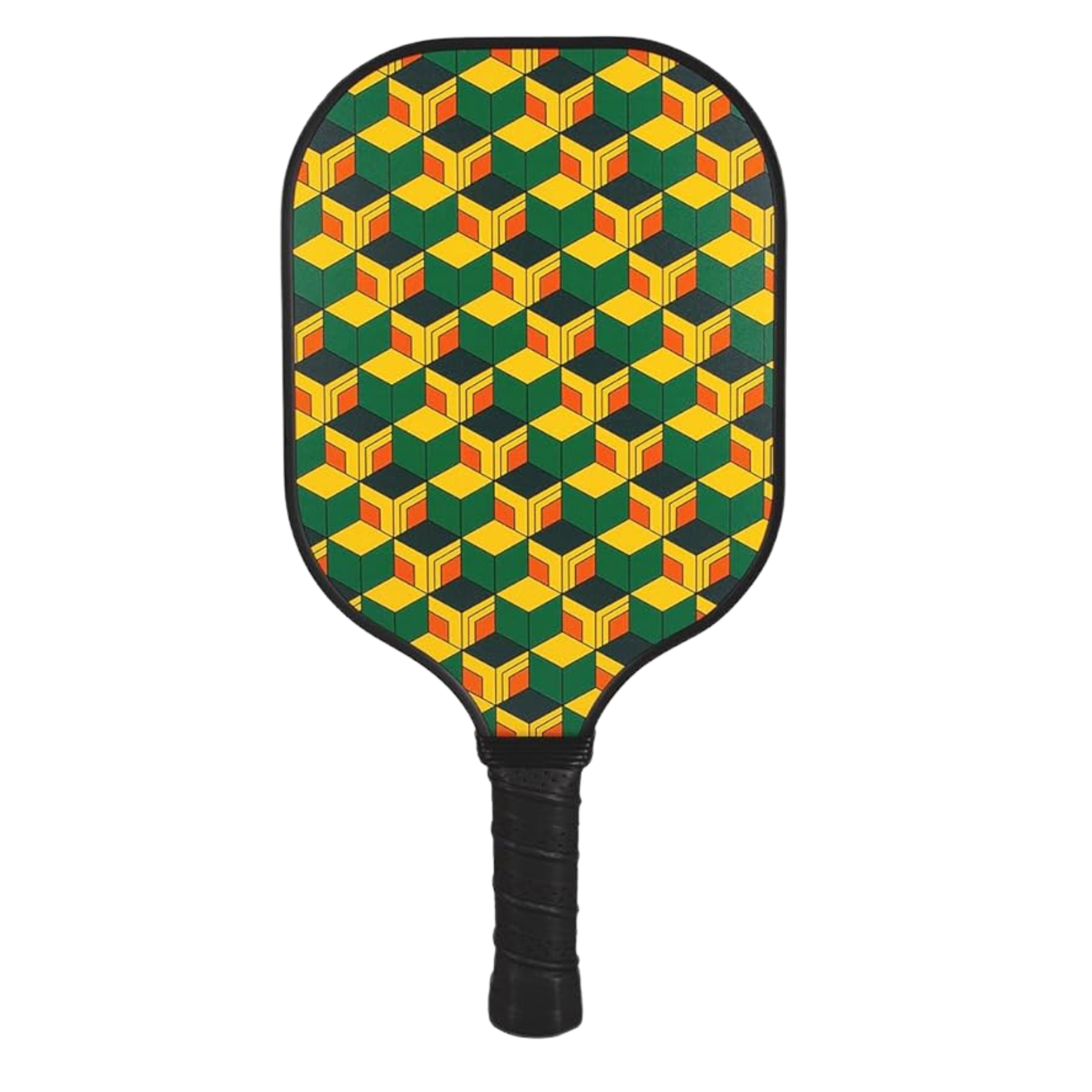Single Pickleball Paddle - Traditional Geo