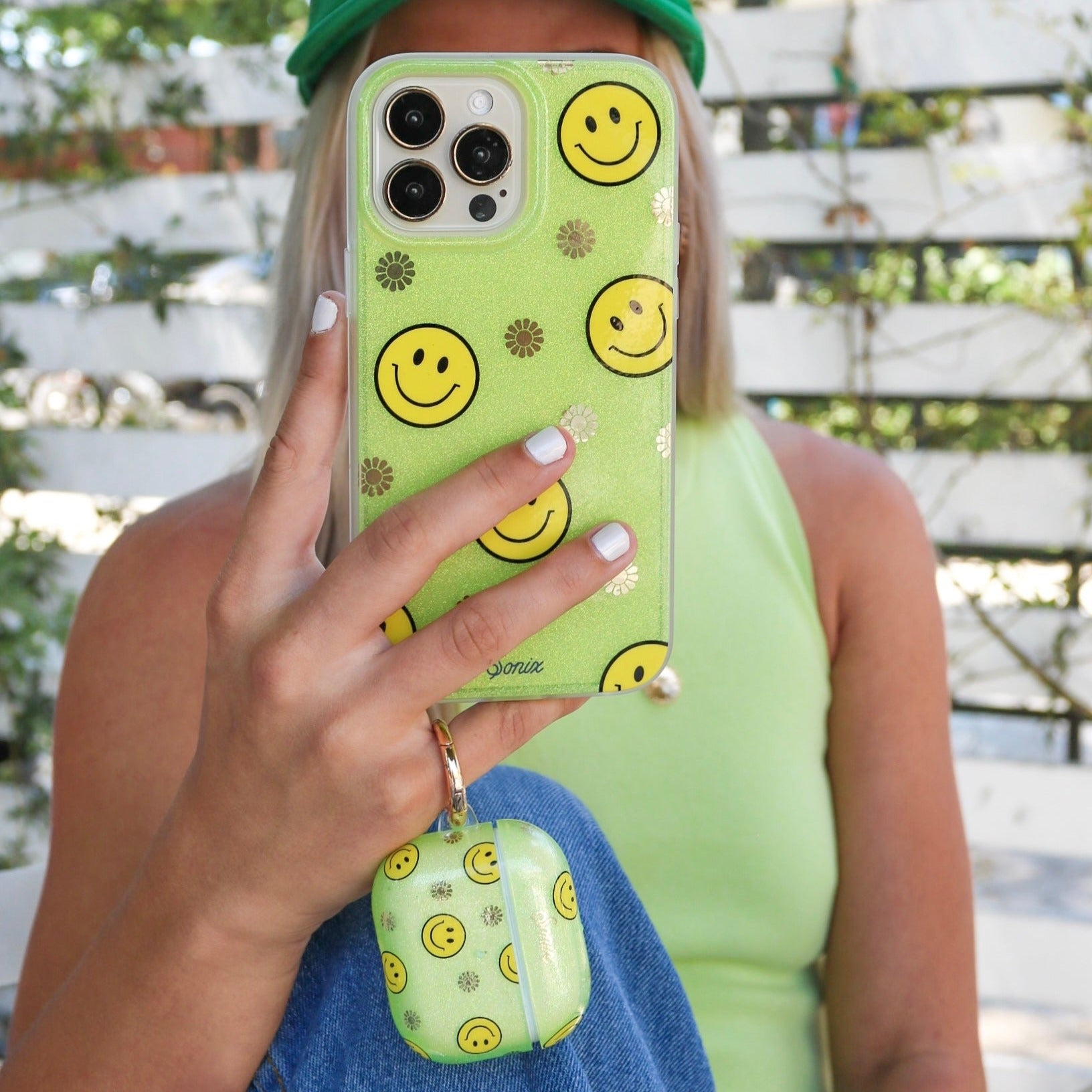 Neon Smiley Yellow Magsafe® Compatible iPhone Case