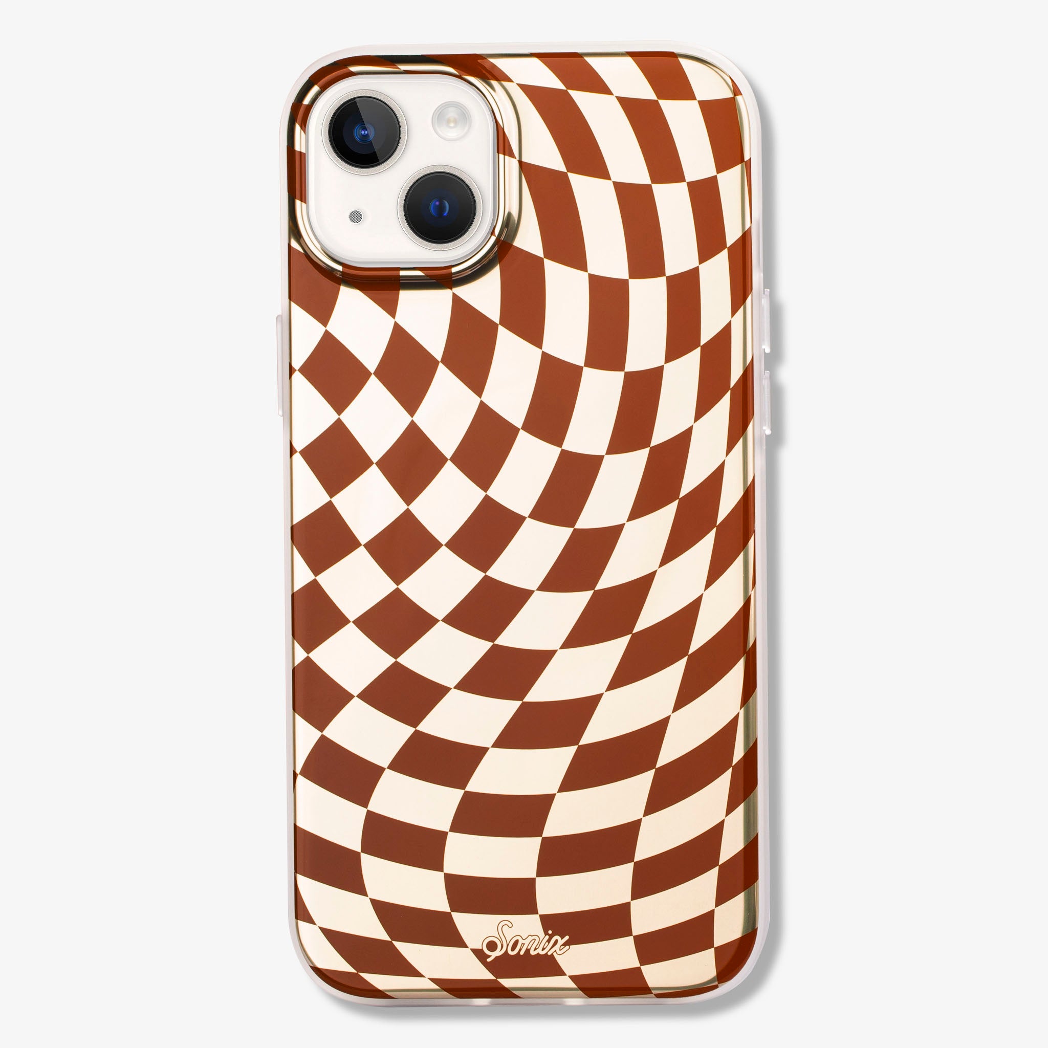 Checkmate Gold/Brown MagSafe® Compatible iPhone Case