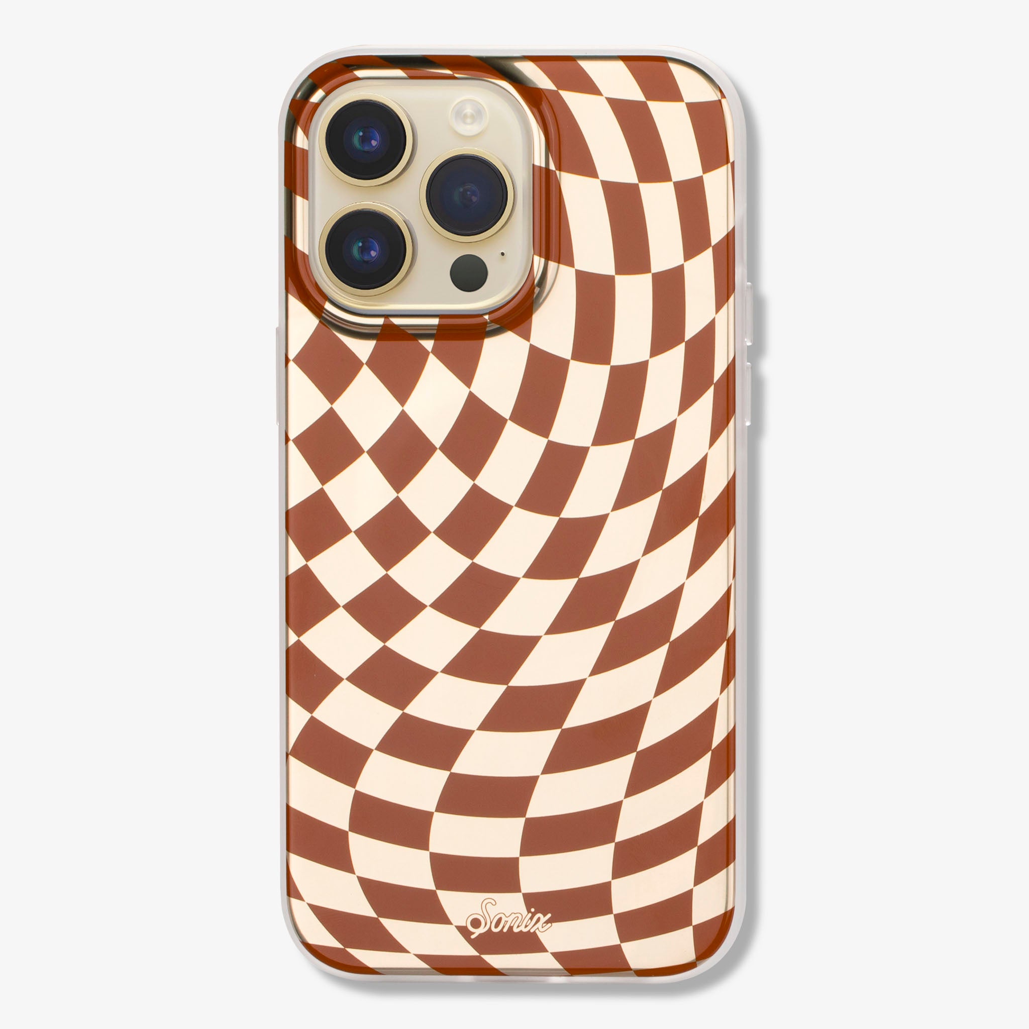 Checkmate Gold/Brown MagSafe® Compatible iPhone Case