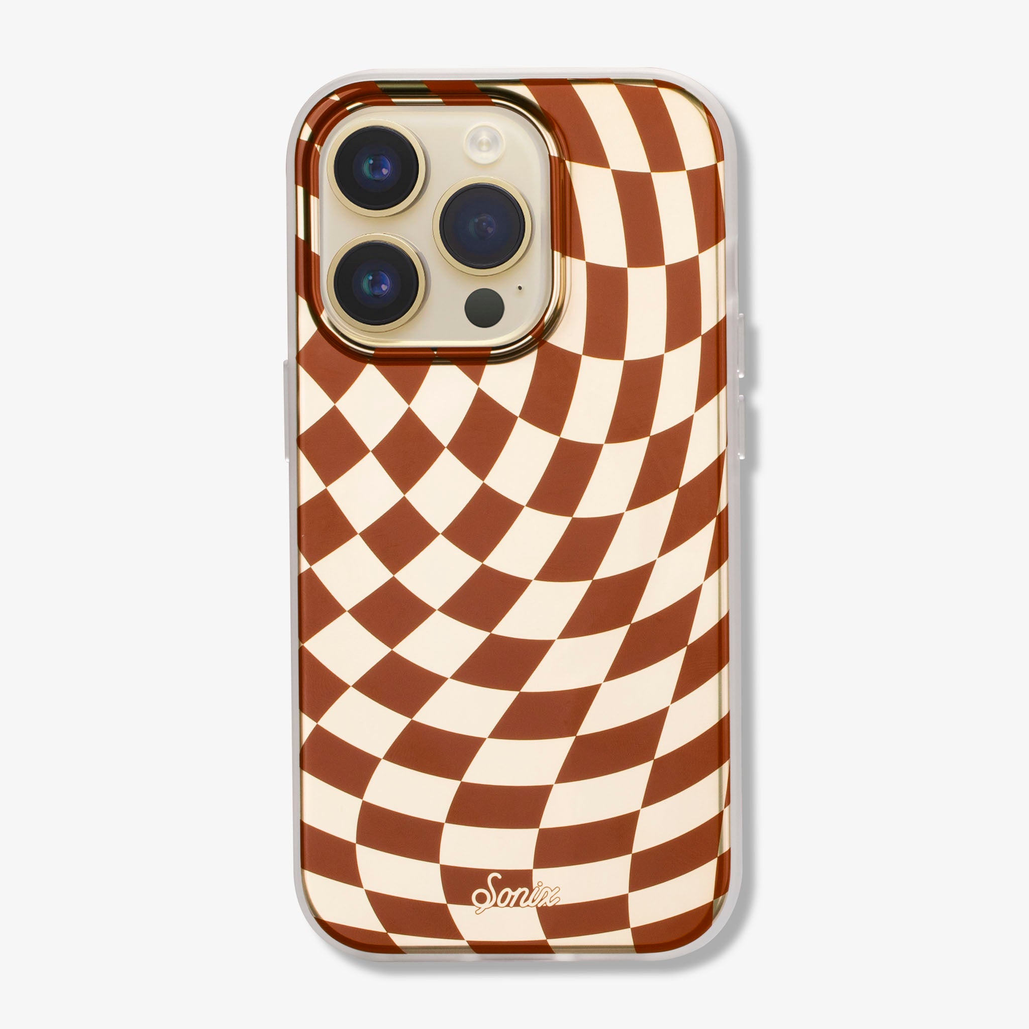Checkmate Gold/Brown MagSafe® Compatible iPhone Case