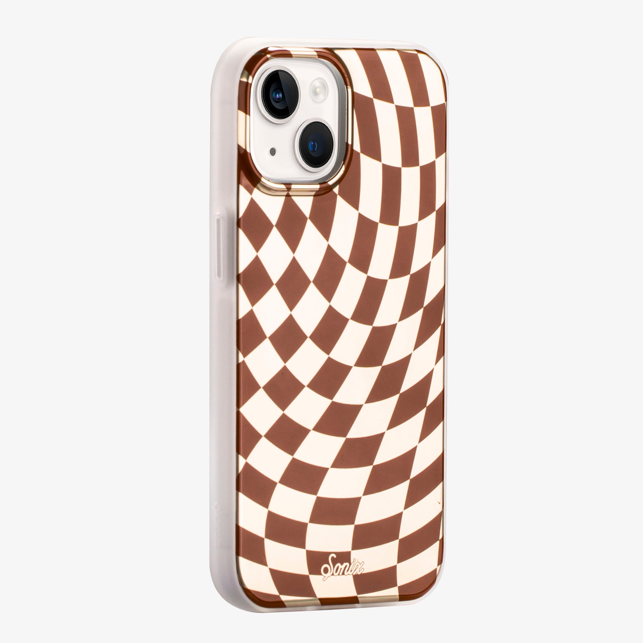 Checkmate Gold/Brown MagSafe® Compatible iPhone Case