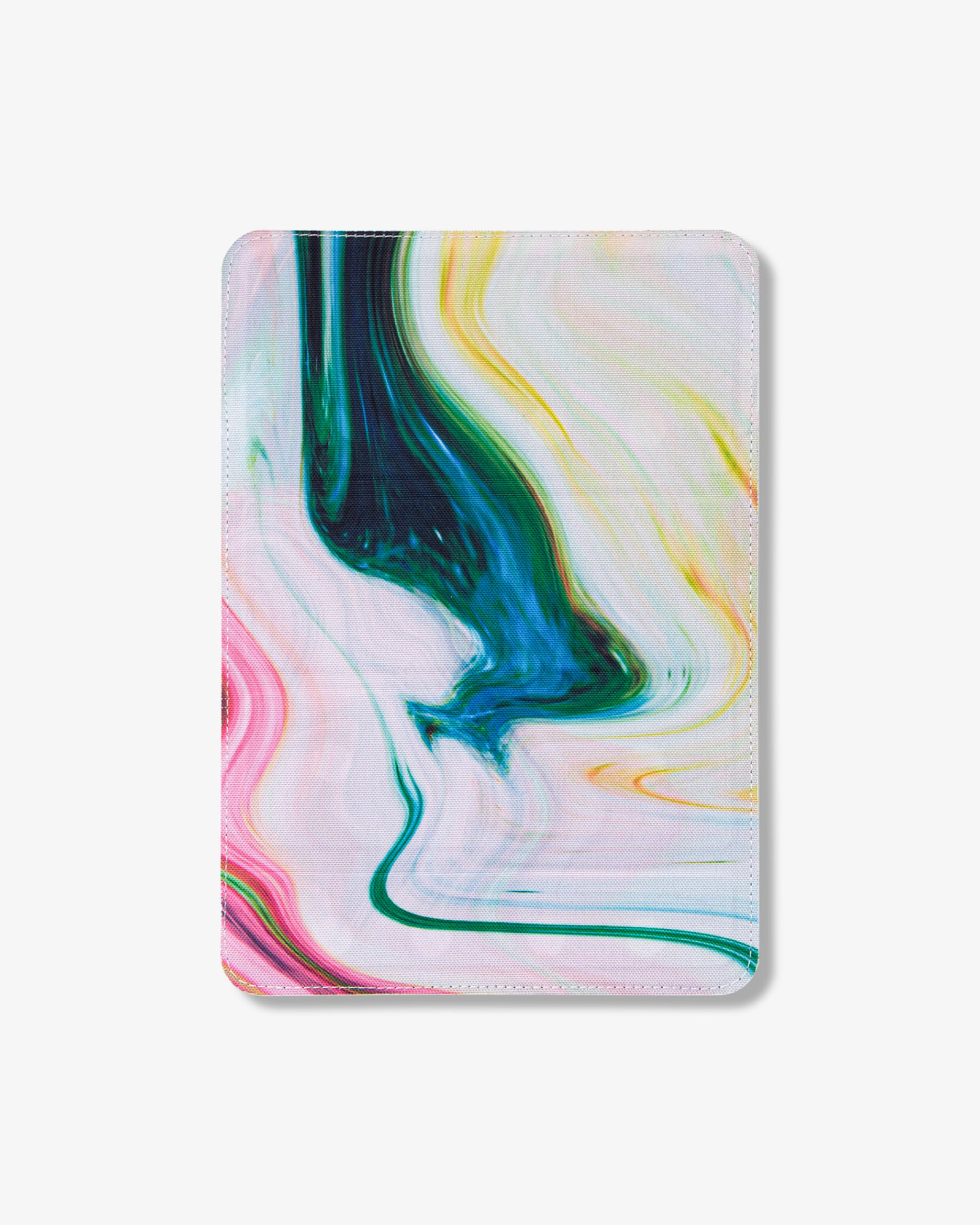 Agate color iPad sleeve back view.