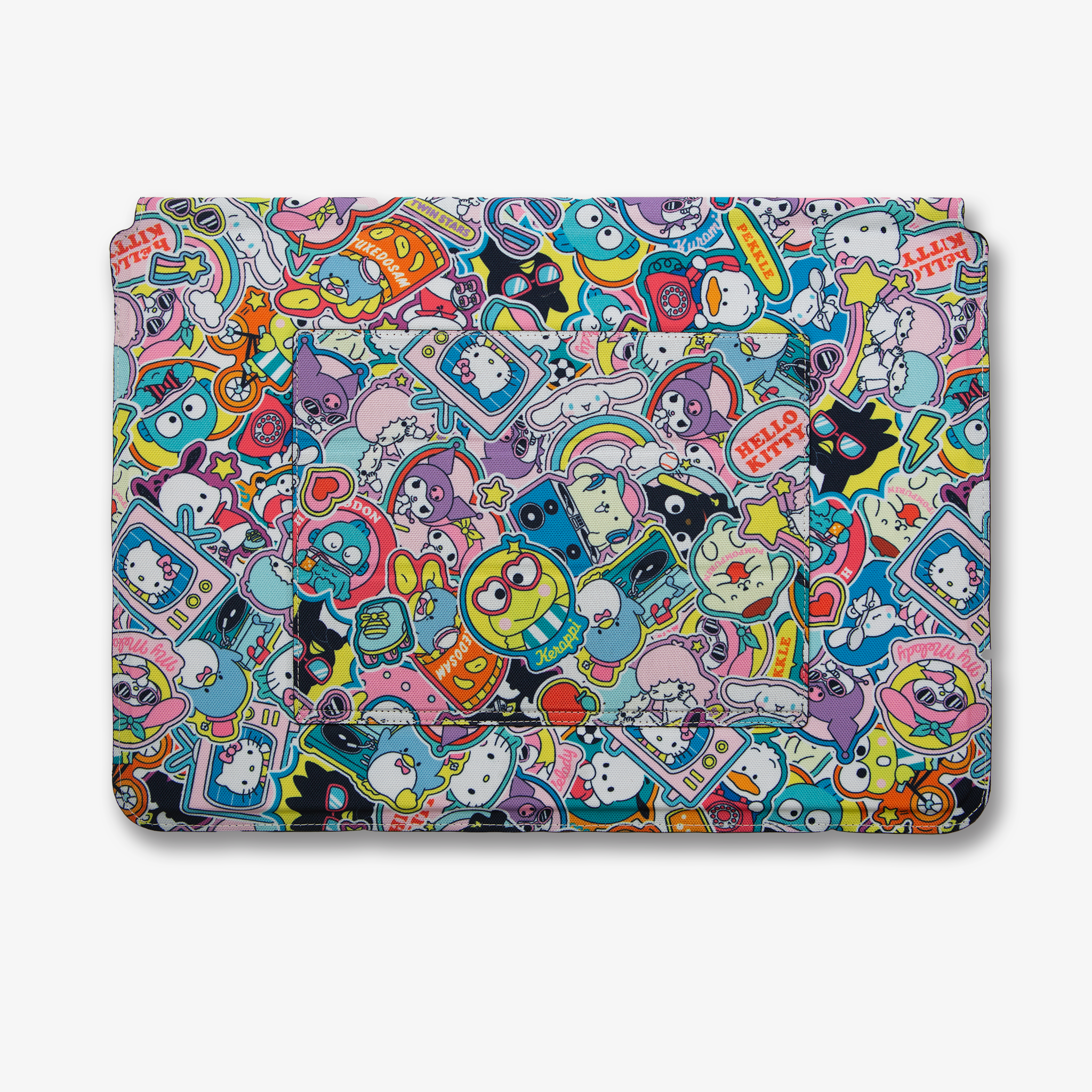 Foldable Laptop Sleeve - Hello Kitty® and Friends Stickers