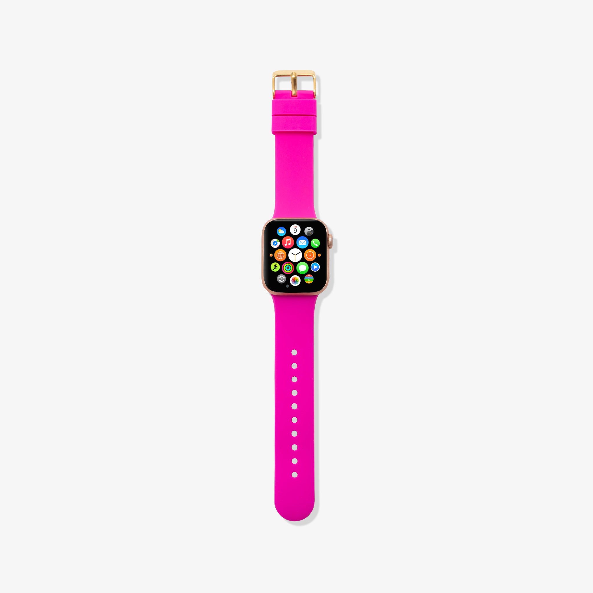 Silicone Apple Watch Band - Neon Pink