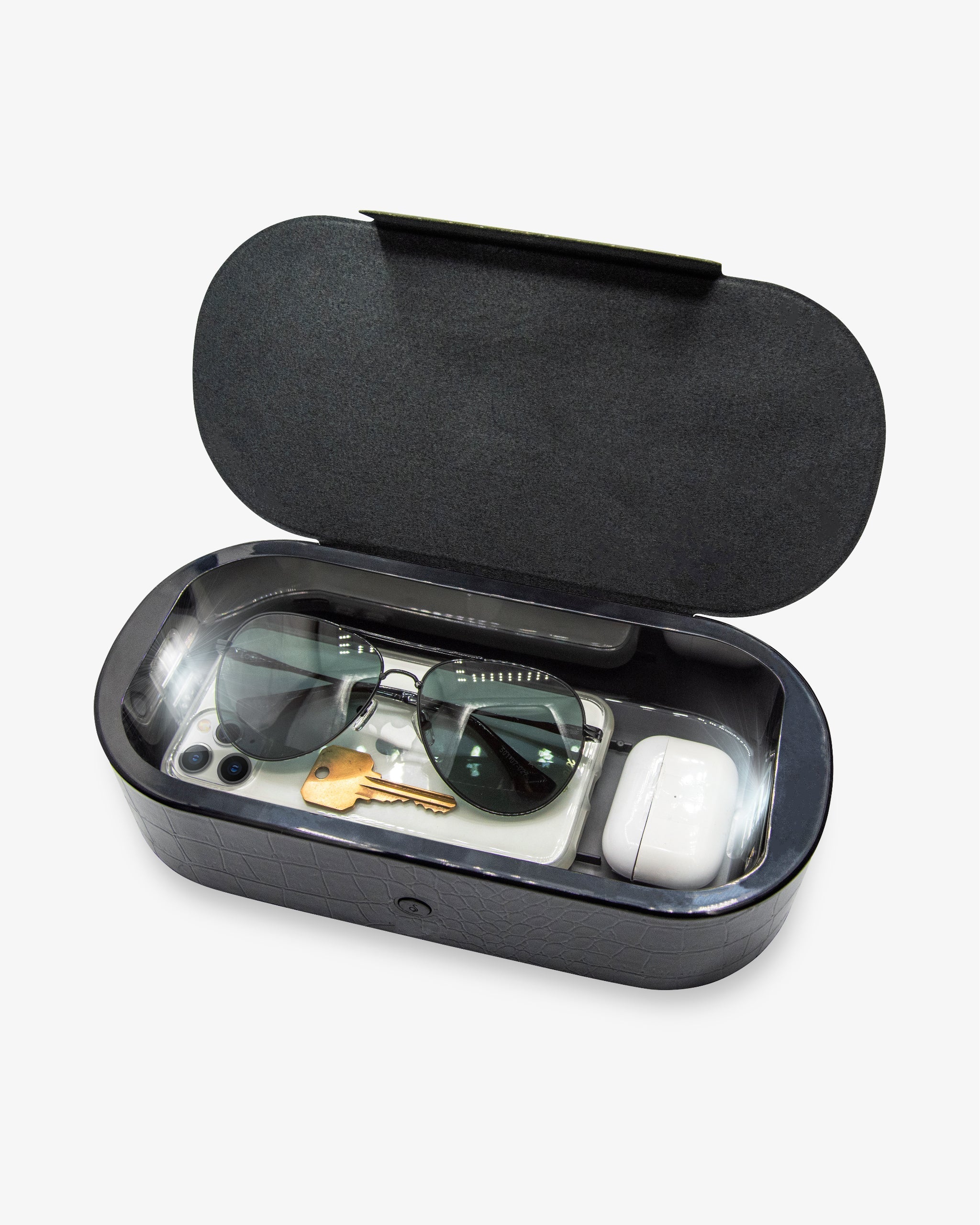 Essentials - Beyond UV+O3 Sanitizing Box- Black Croc