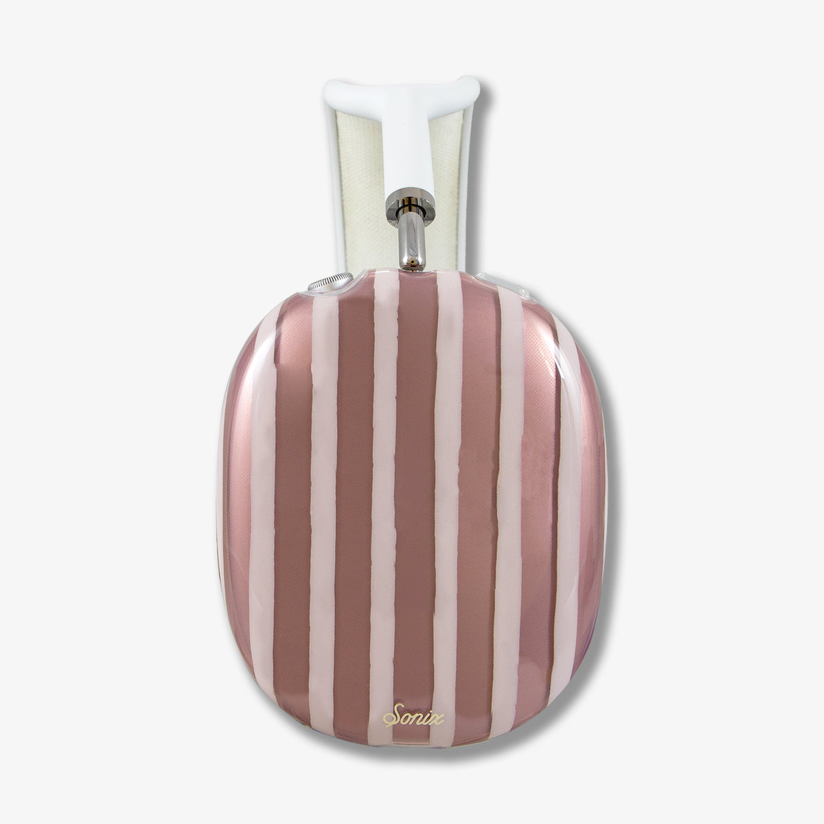 Abstract Stripe AirPods Max Cover - Nude
