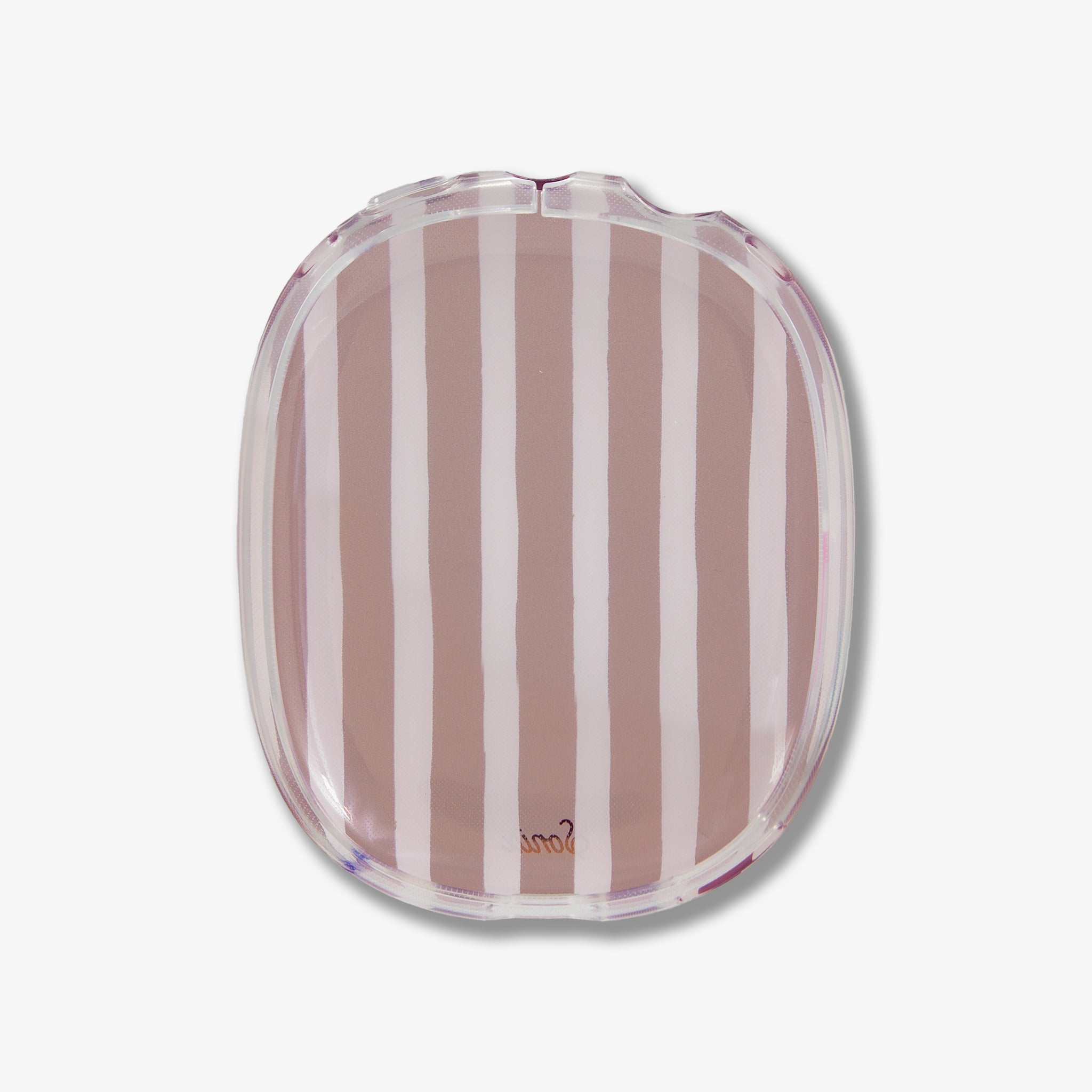Abstract Stripe AirPods Max Cover - Nude